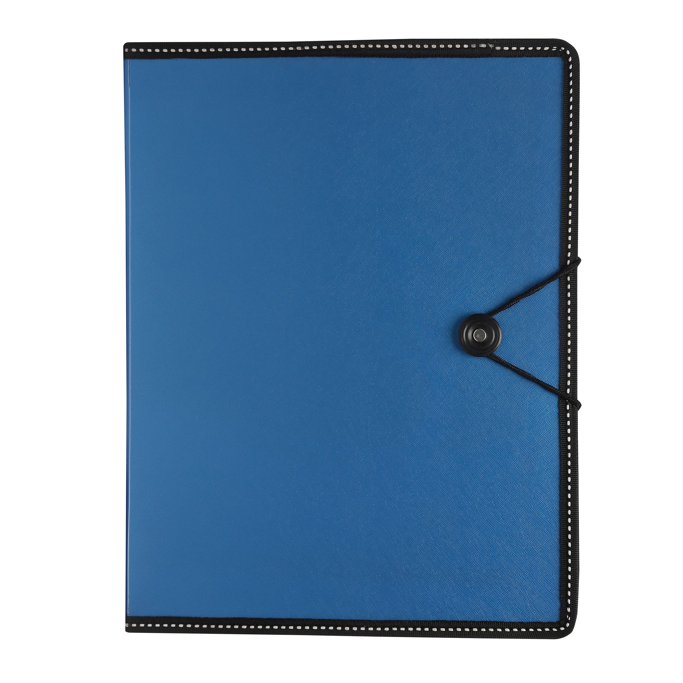 Eslee Metallic Conference File | Pad & Elastic Button | A4 Size