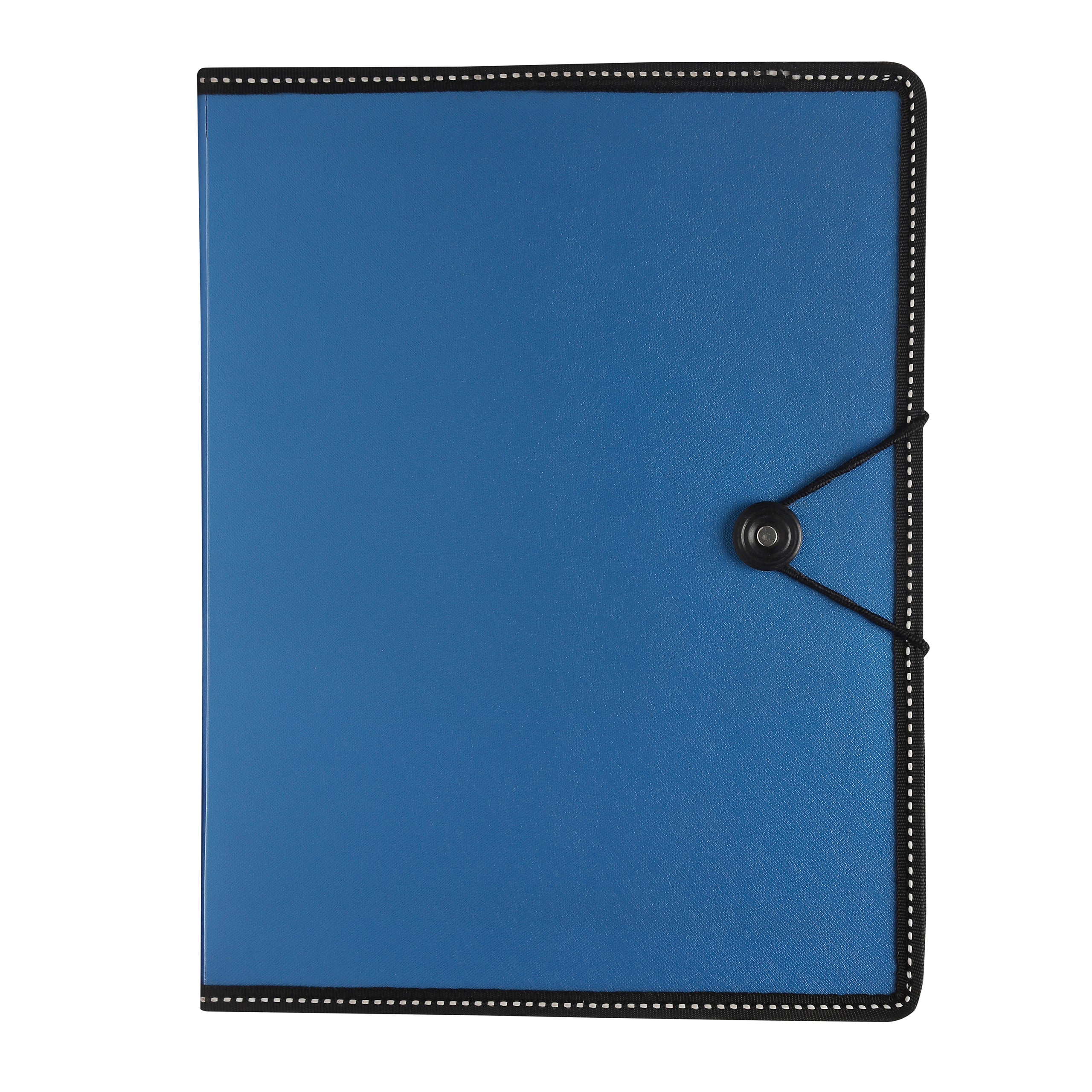 Eslee Metallic Conference File | Pad & Elastic Button | A4 Size