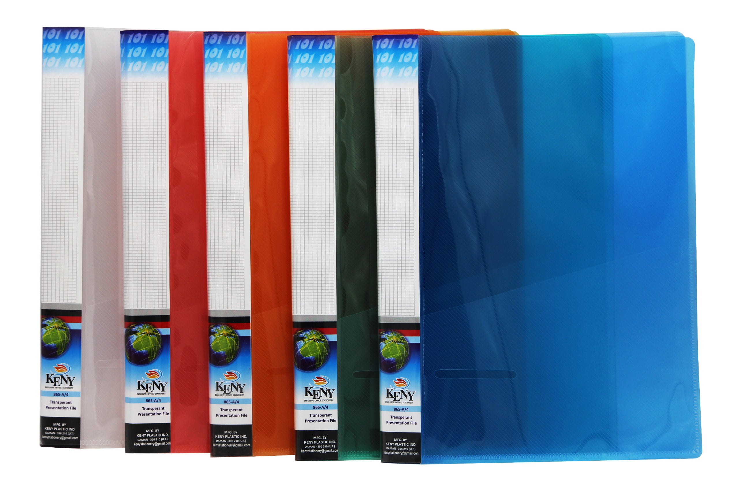 Keny Presentation Report File | FC Size | Pack Of 10