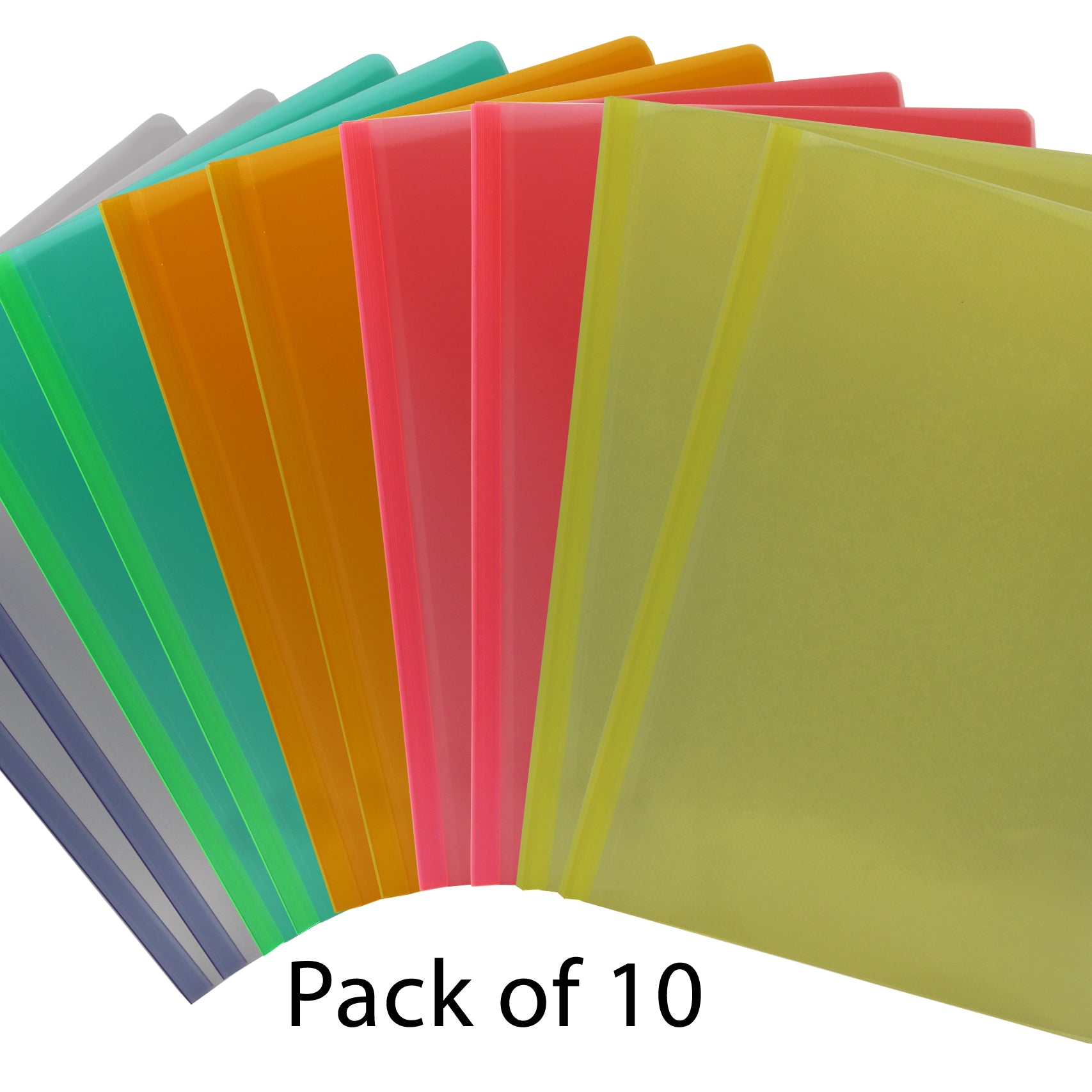 Keny Multi-Colour Suede Strip File |Report Cover | A4 Size | Pack of 12
