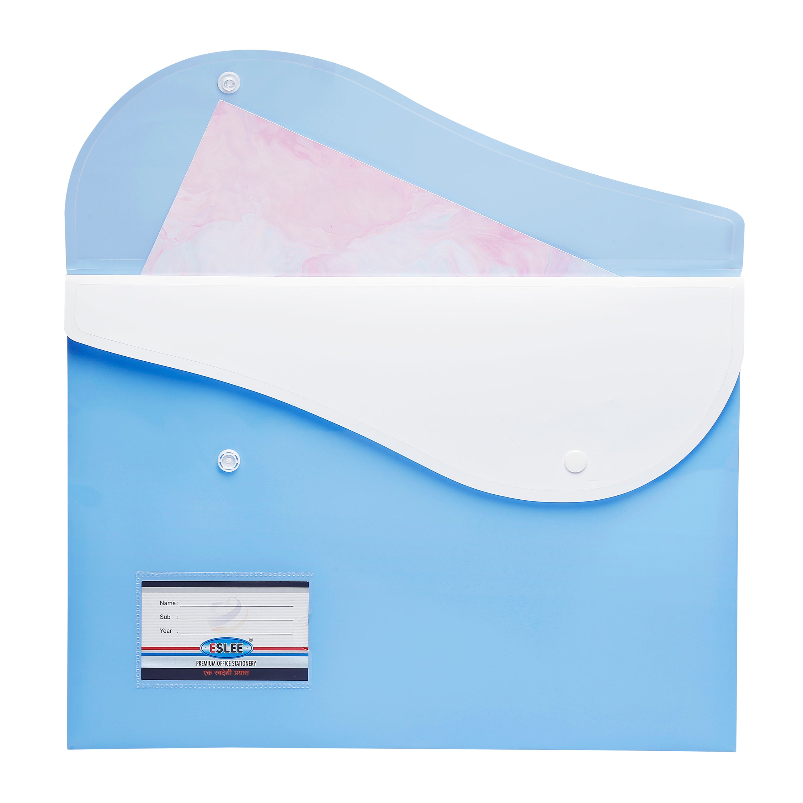 Eslee Envelope File | With Dual Pocket | FC Size | Pack of 10
