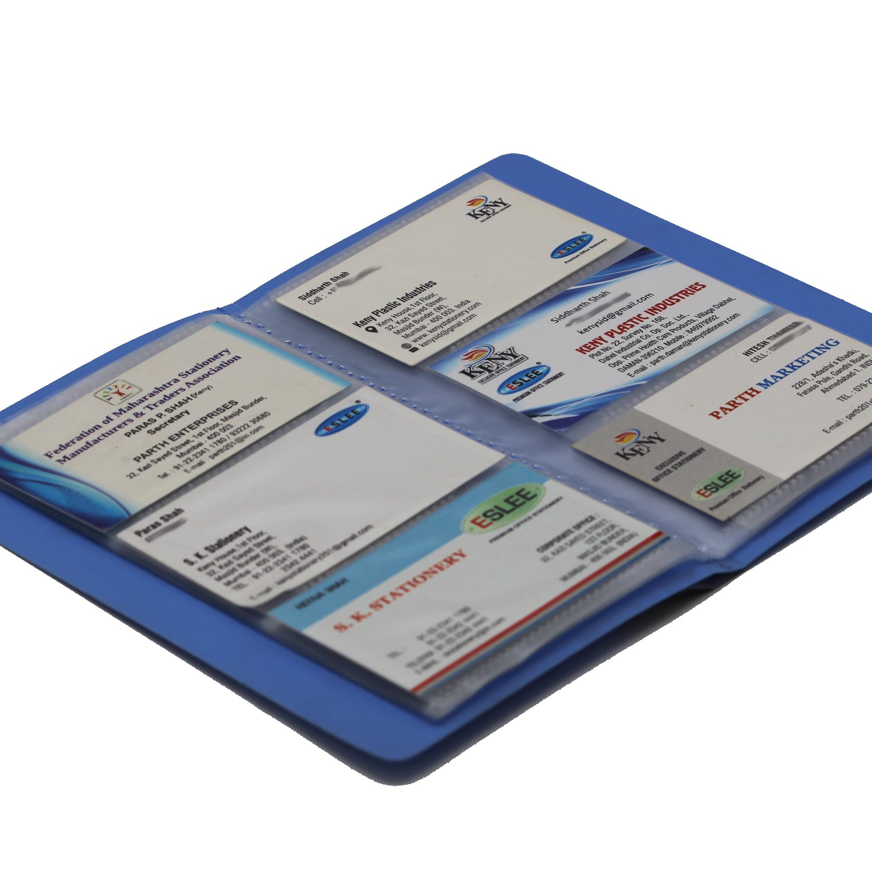 Eslee  Business Card Folder | 3 Card Slots | 120 Pockets