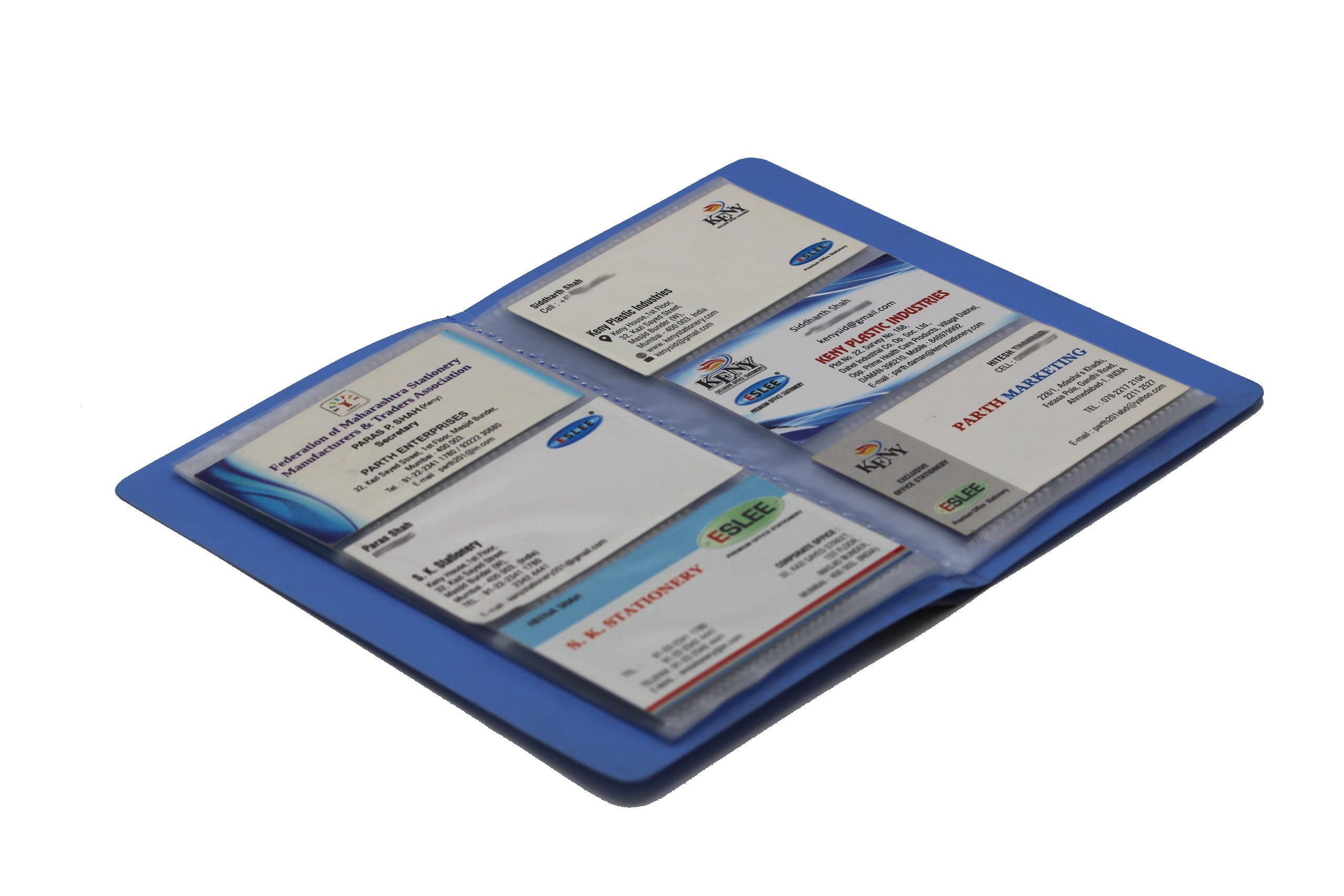 Eslee  Business Card Folder | 3 Card Slots | 120 Pockets