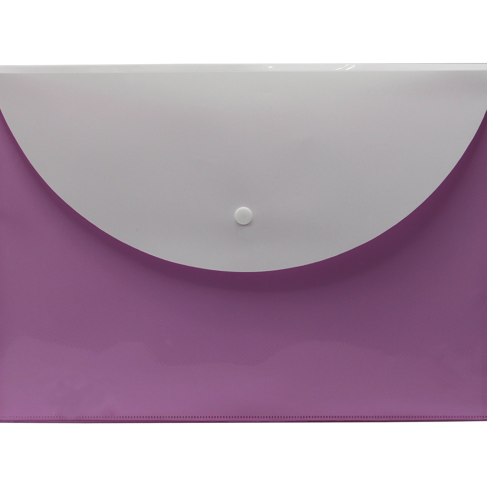 Keny My Clear Bag | Envelope Button File with Back Pocket | FC Size