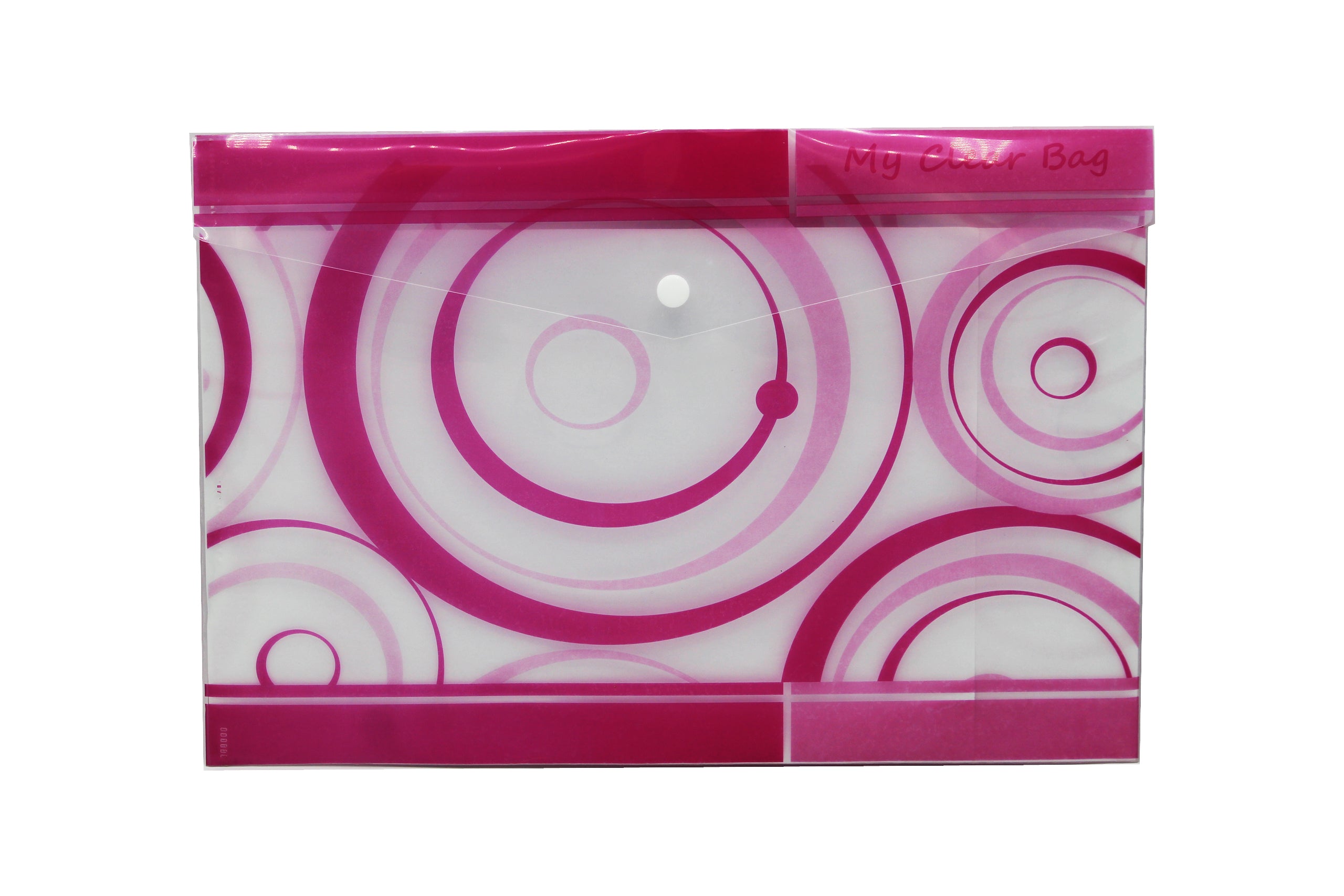 Keny My Clear Bag | Printed Envelope Button File | FC Size