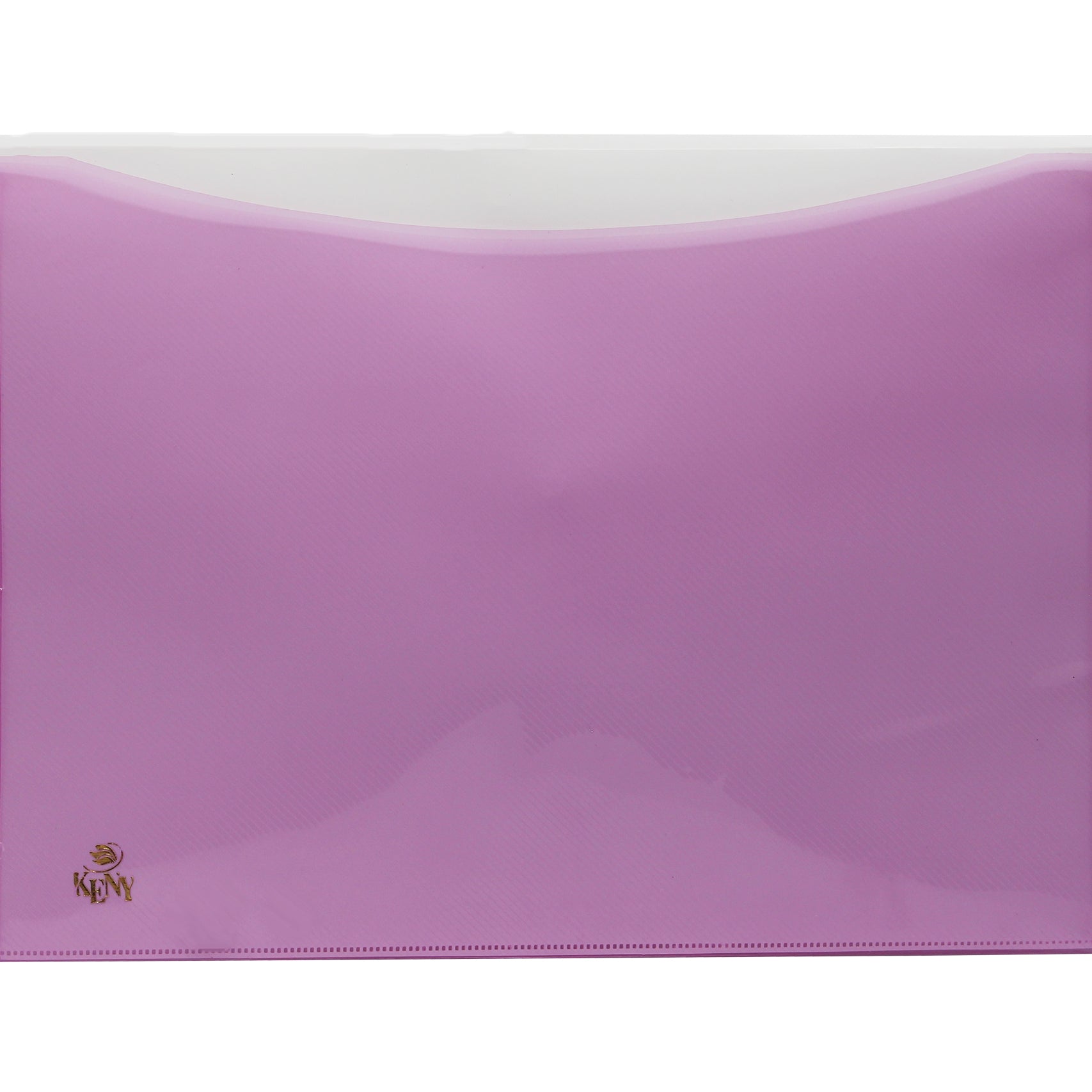 Keny My Clear Bag | Envelope Button File with Back Pocket | FC Size