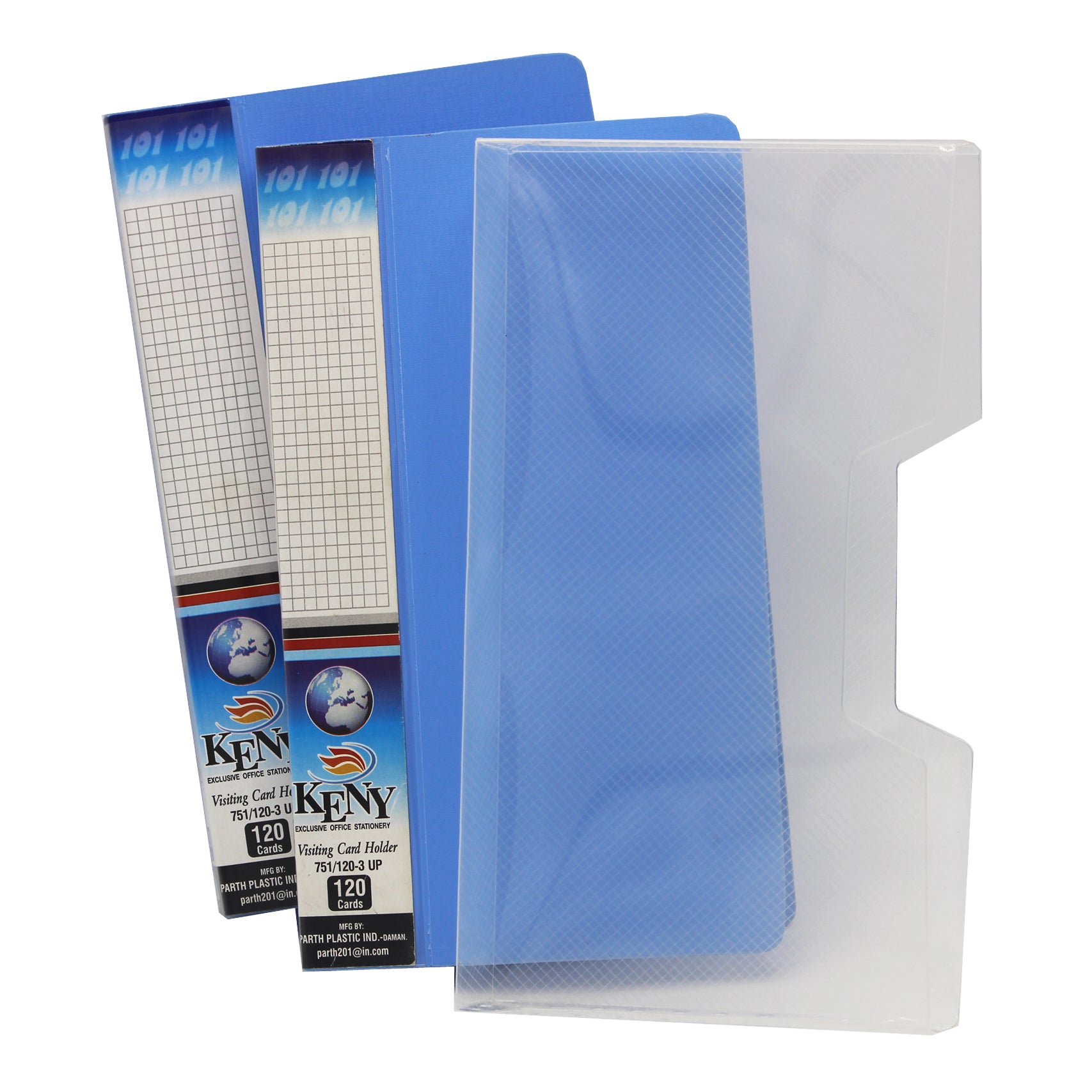 Keny Business Card Folder | 4 Card Slots | 240 x 2 Pockets With Box