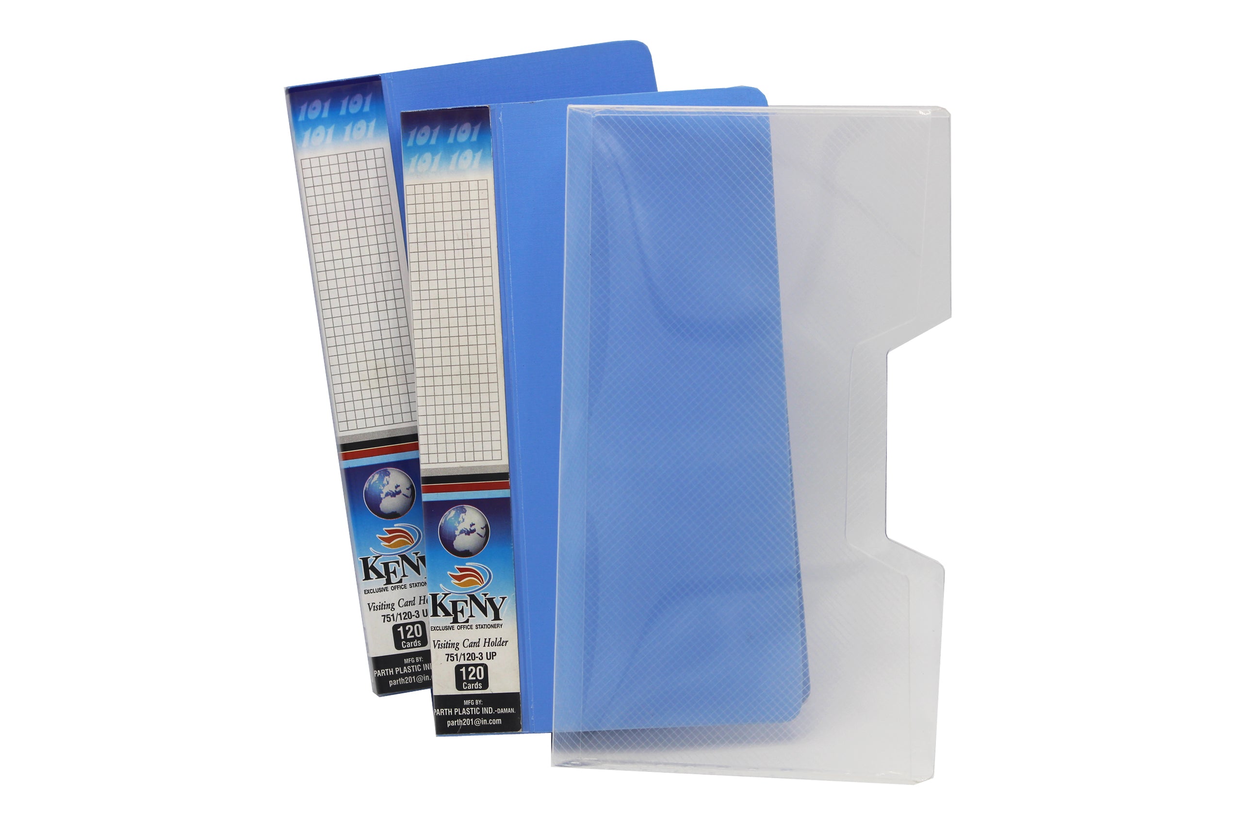 Keny Business Card Folder | 4 Card Slots | 240 x 2 Pockets With Box
