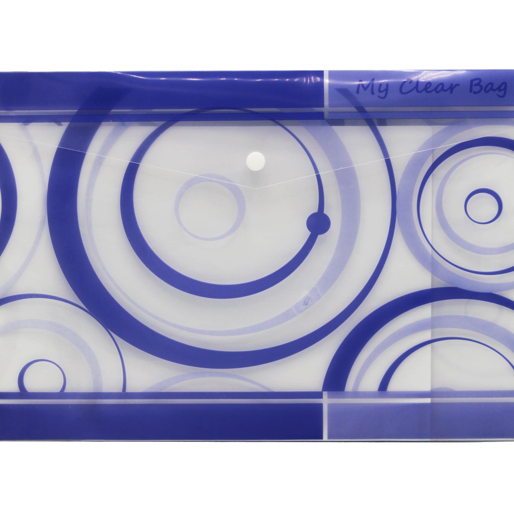 Keny My Clear Bag | Printed Envelope Button File | FC Size