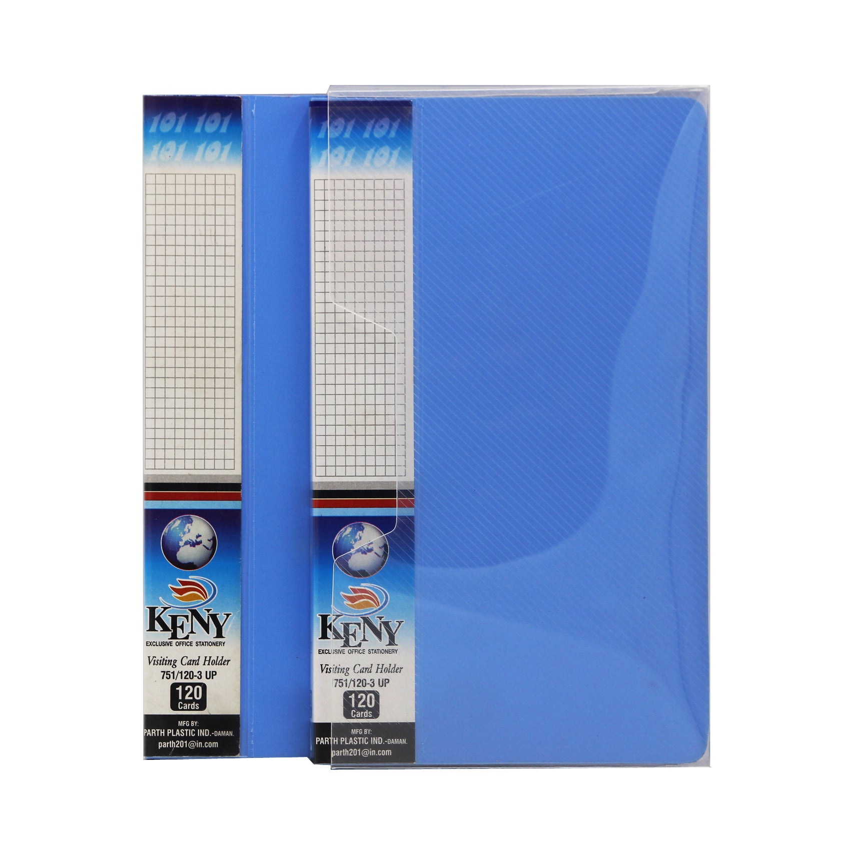 Keny Business Card Folder | 4 Card Slots | 240 x 2 Pockets With Box