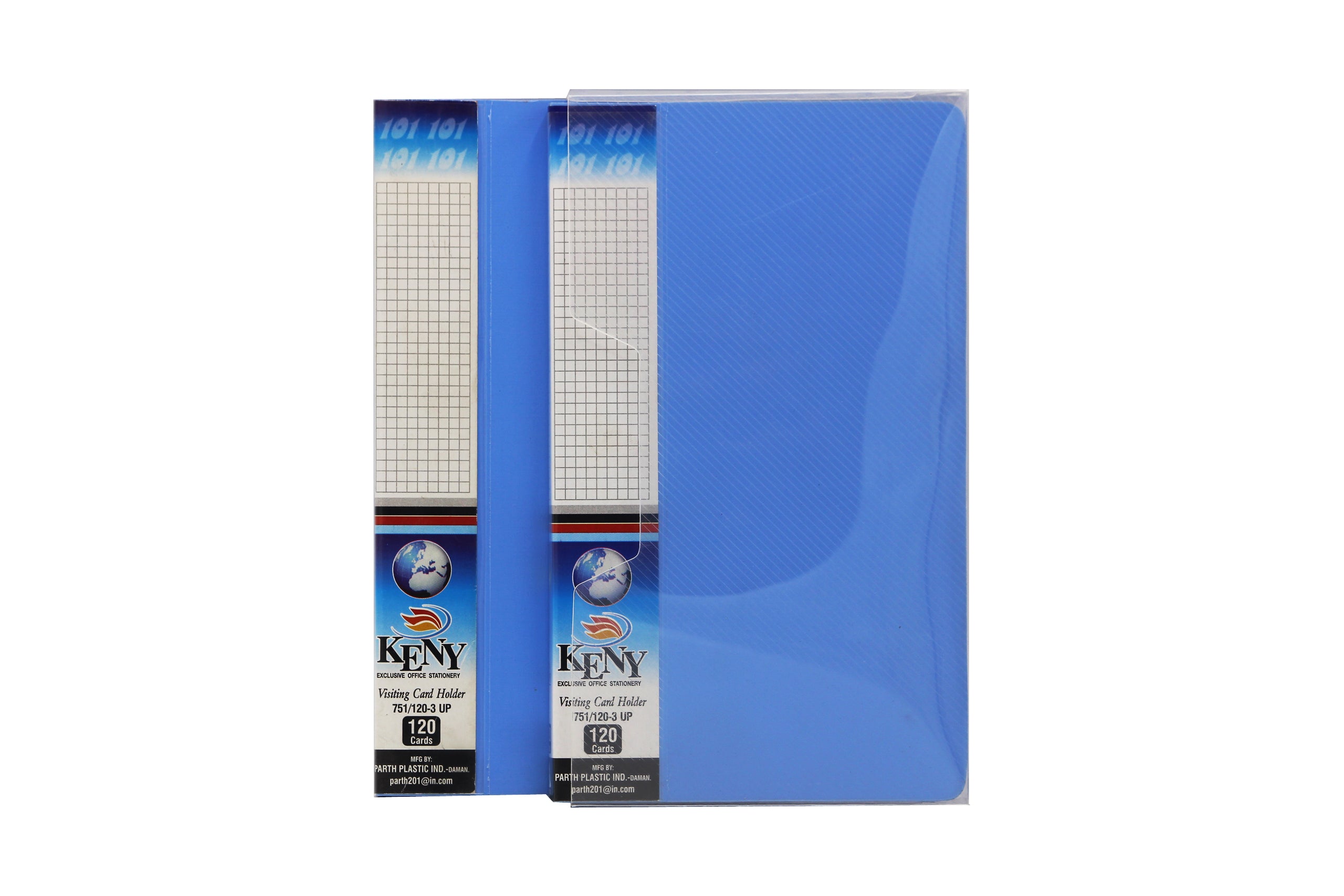 Keny Business Card Folder | 4 Card Slots | 240 x 2 Pockets With Box