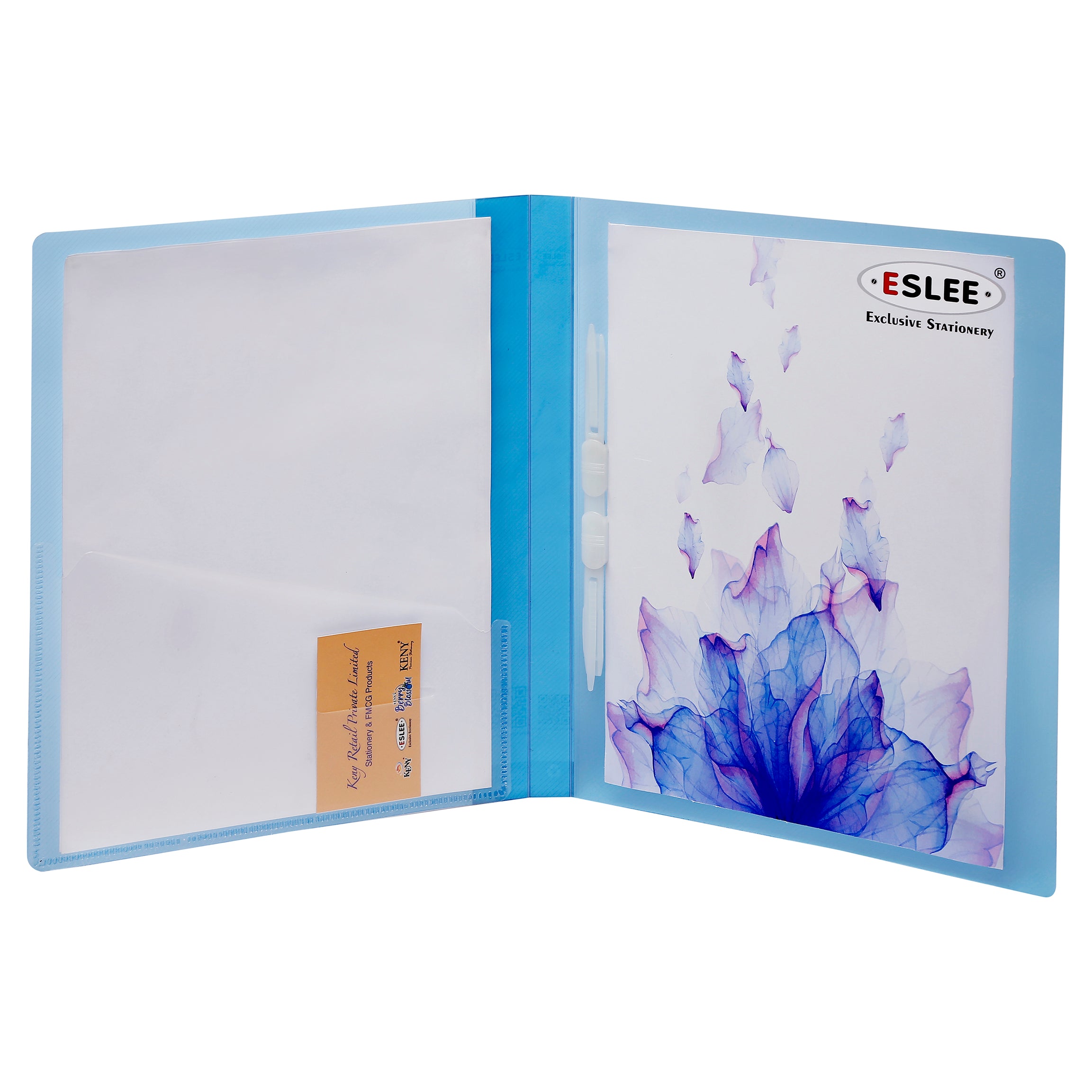 Eslee Crossline Plastic Clip File | FC Size