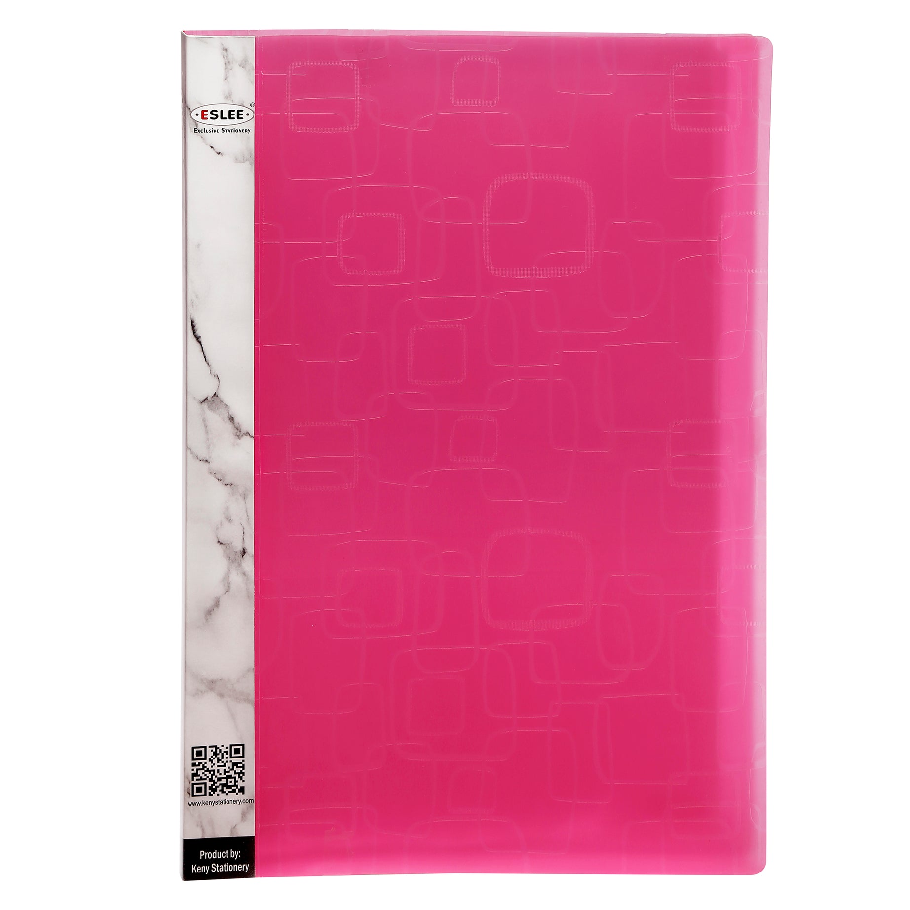 Eslee Square Cube Display File | 10 Pockets | A4 Size