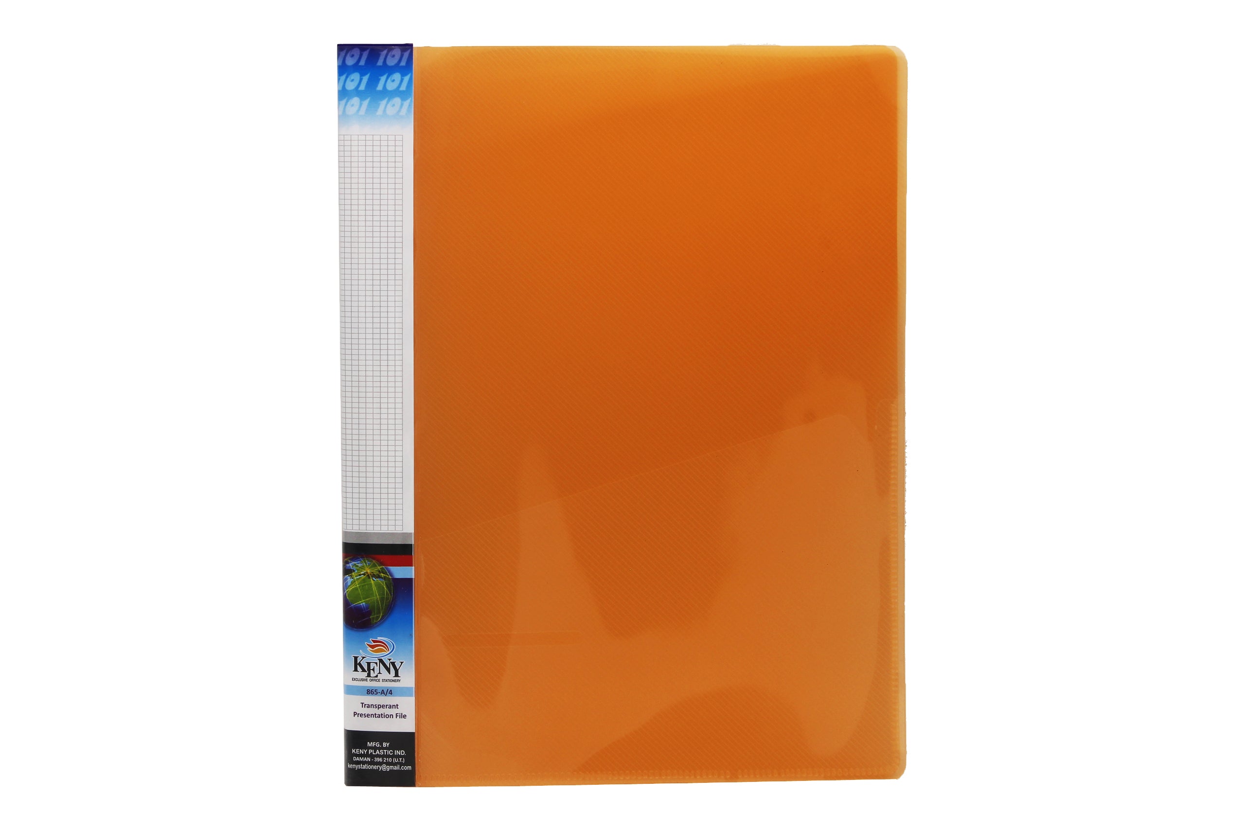 Keny Presentation Report File | A4 Size | Pack Of 10