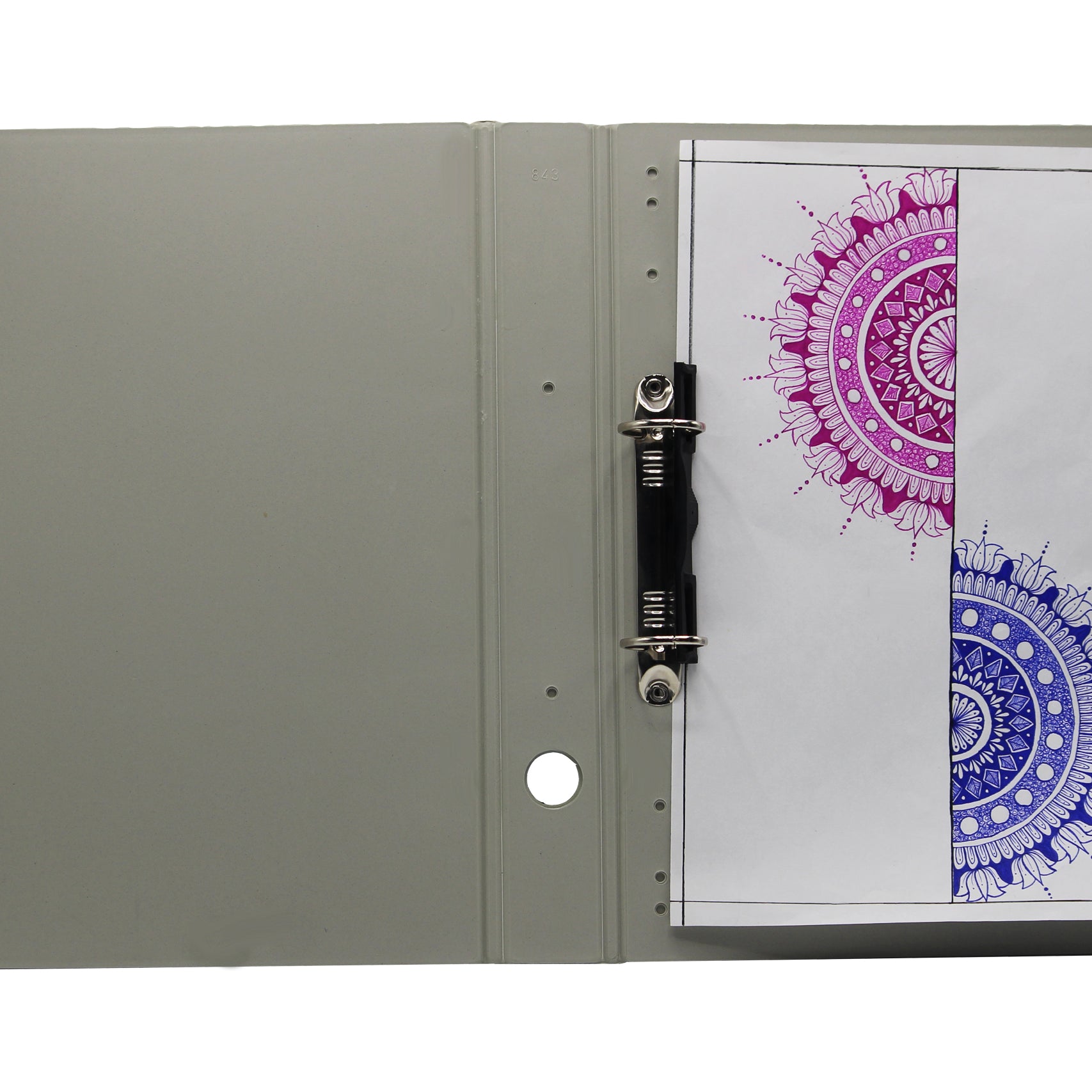 Keny Moulded Ring Binder File | 2D 25 mm Clip | Heavy-Duty File | A4 Size