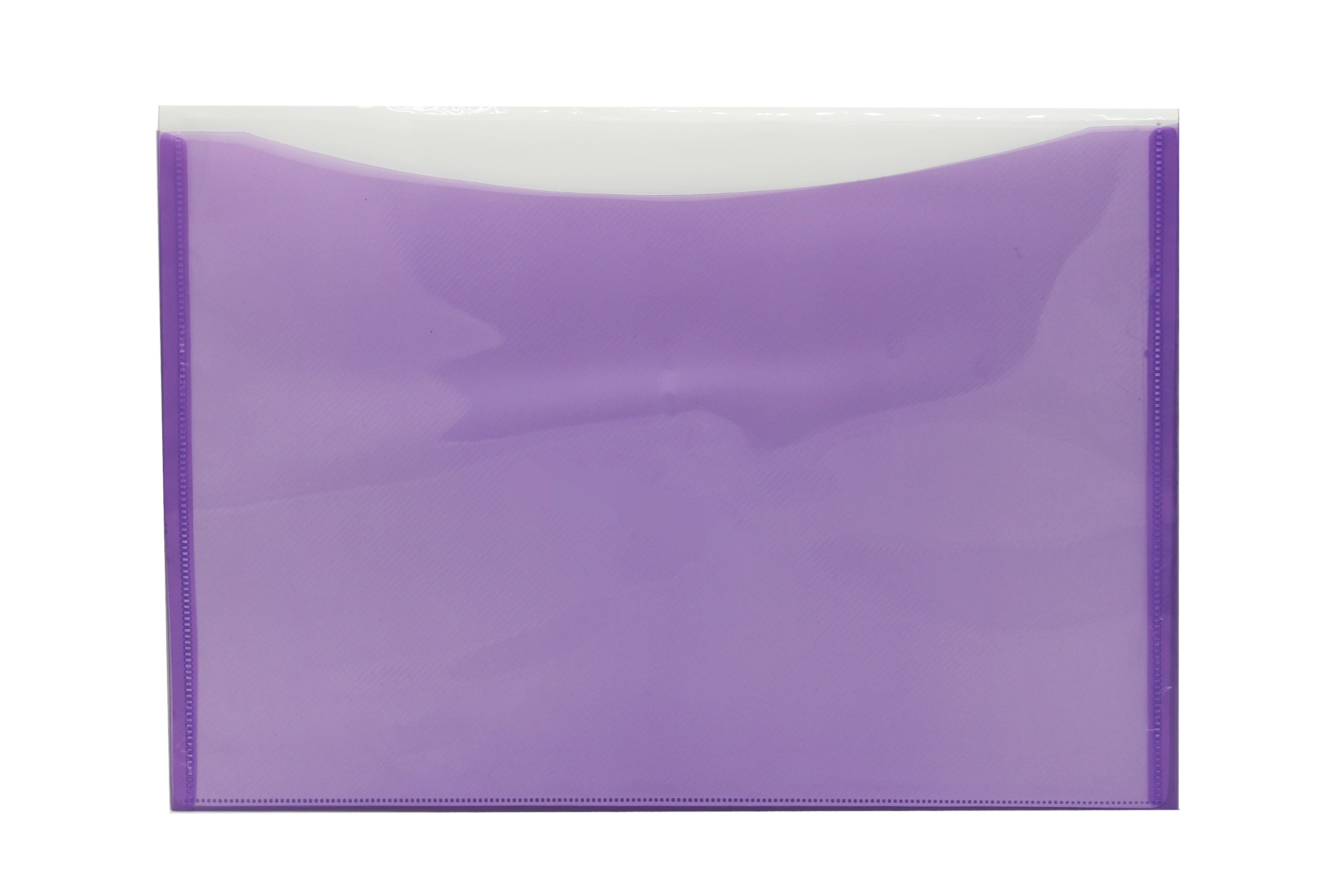 Keny My Clear Bag | Envelope Button File with Back Pocket | FC Size