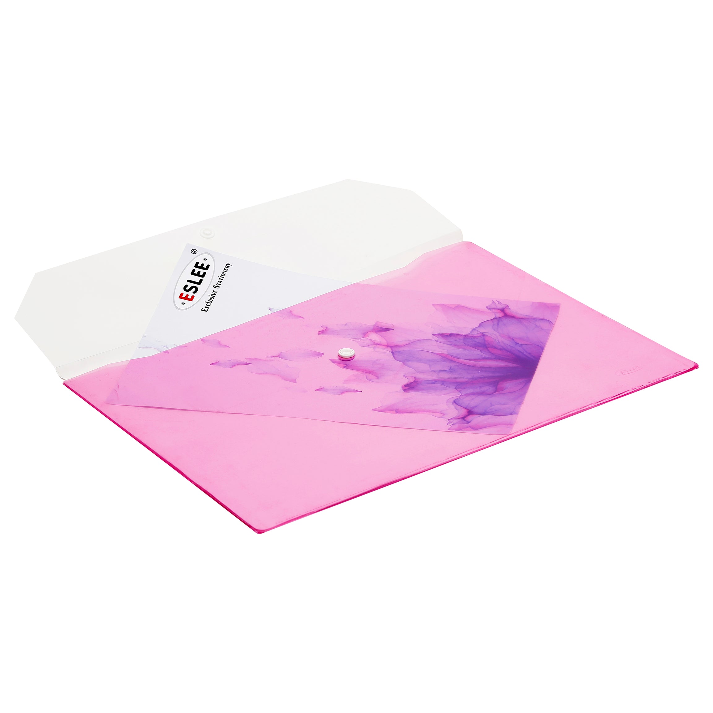 Eslee Envelope File | With Back Pocket & Window | FC Size | Pack of 10