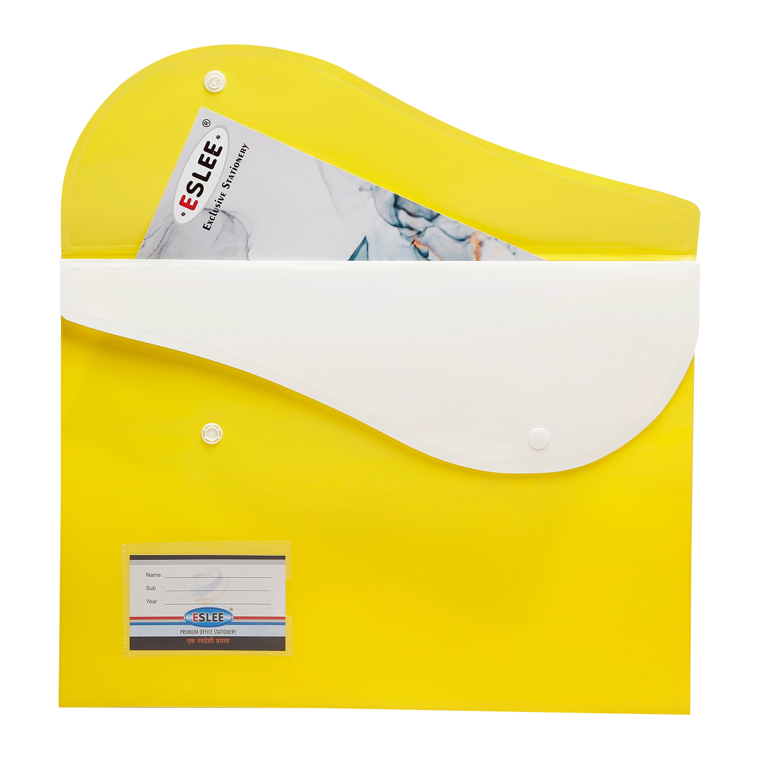 Eslee Envelope File | With Dual Pocket | FC Size | Pack of 10