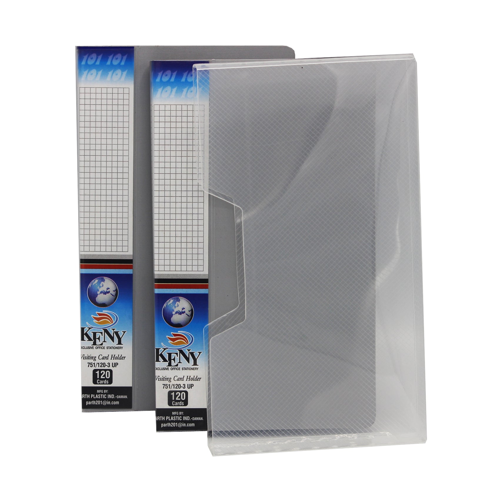 Keny Business Card Folder | 4 Card Slots | 240 x 2 Pockets With Box