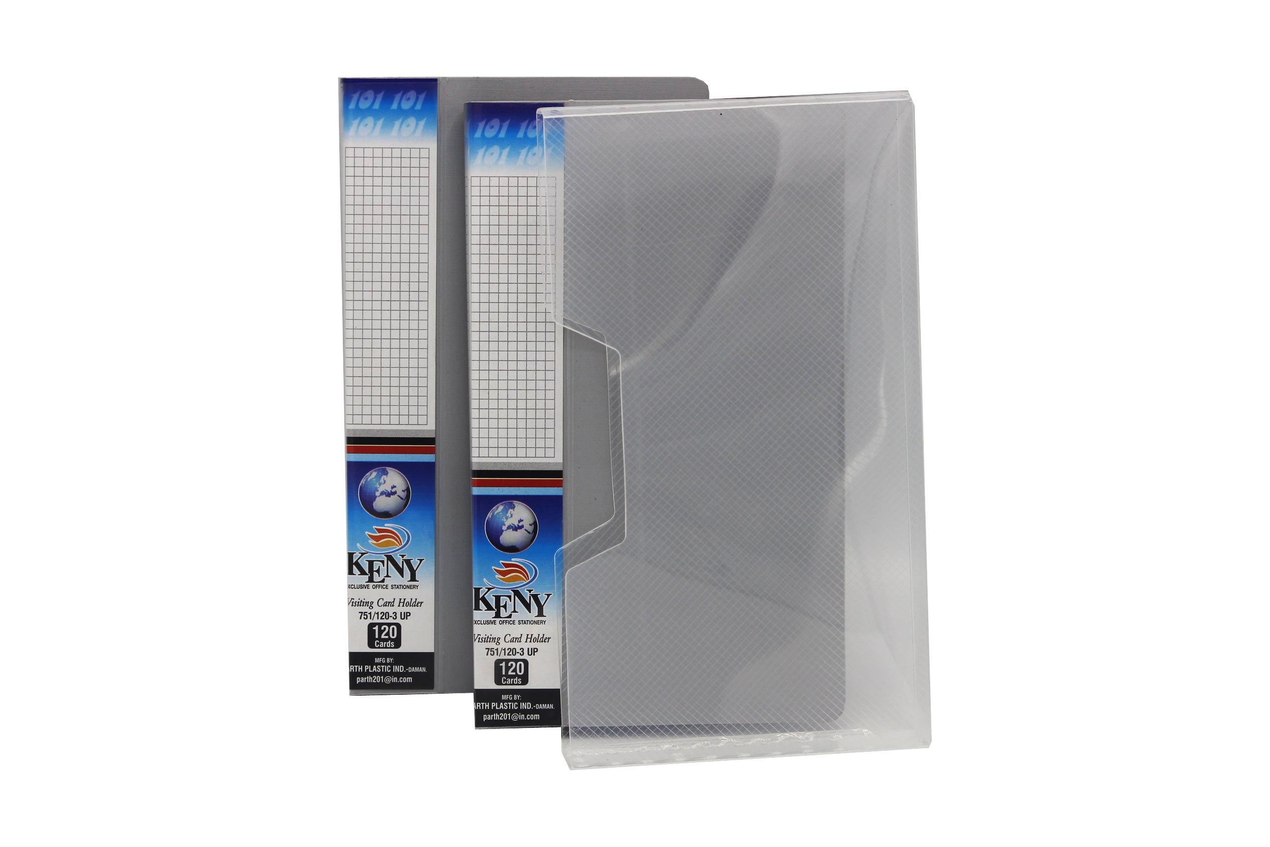Keny Business Card Folder | 4 Card Slots | 240 x 2 Pockets With Box
