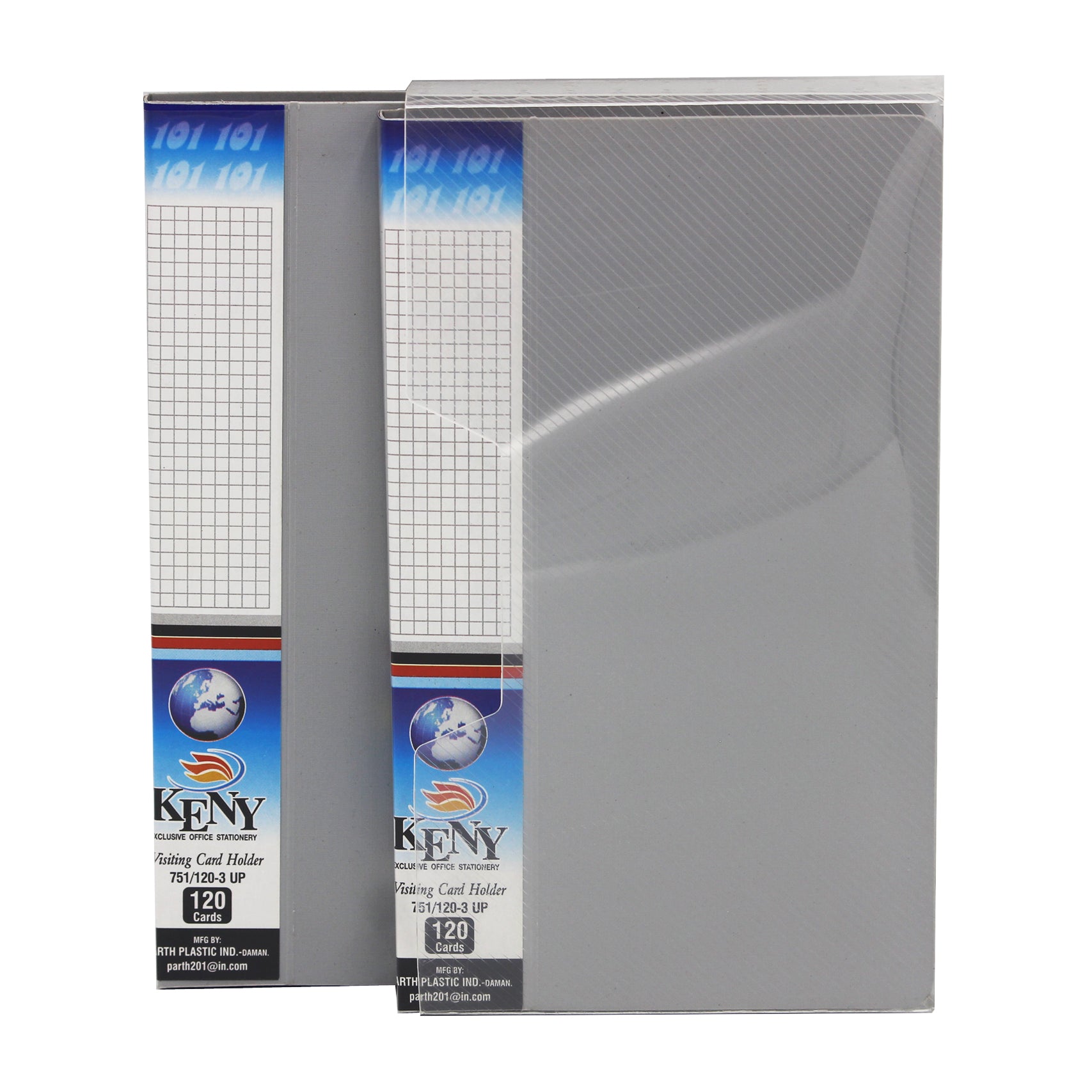 Keny Business Card Folder | 4 Card Slots | 240 x 2 Pockets With Box