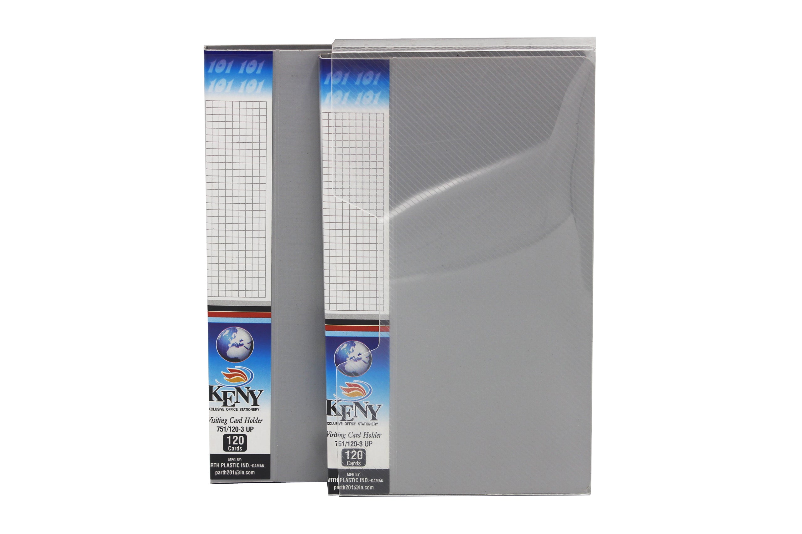 Keny Business Card Folder | 4 Card Slots | 240 x 2 Pockets With Box