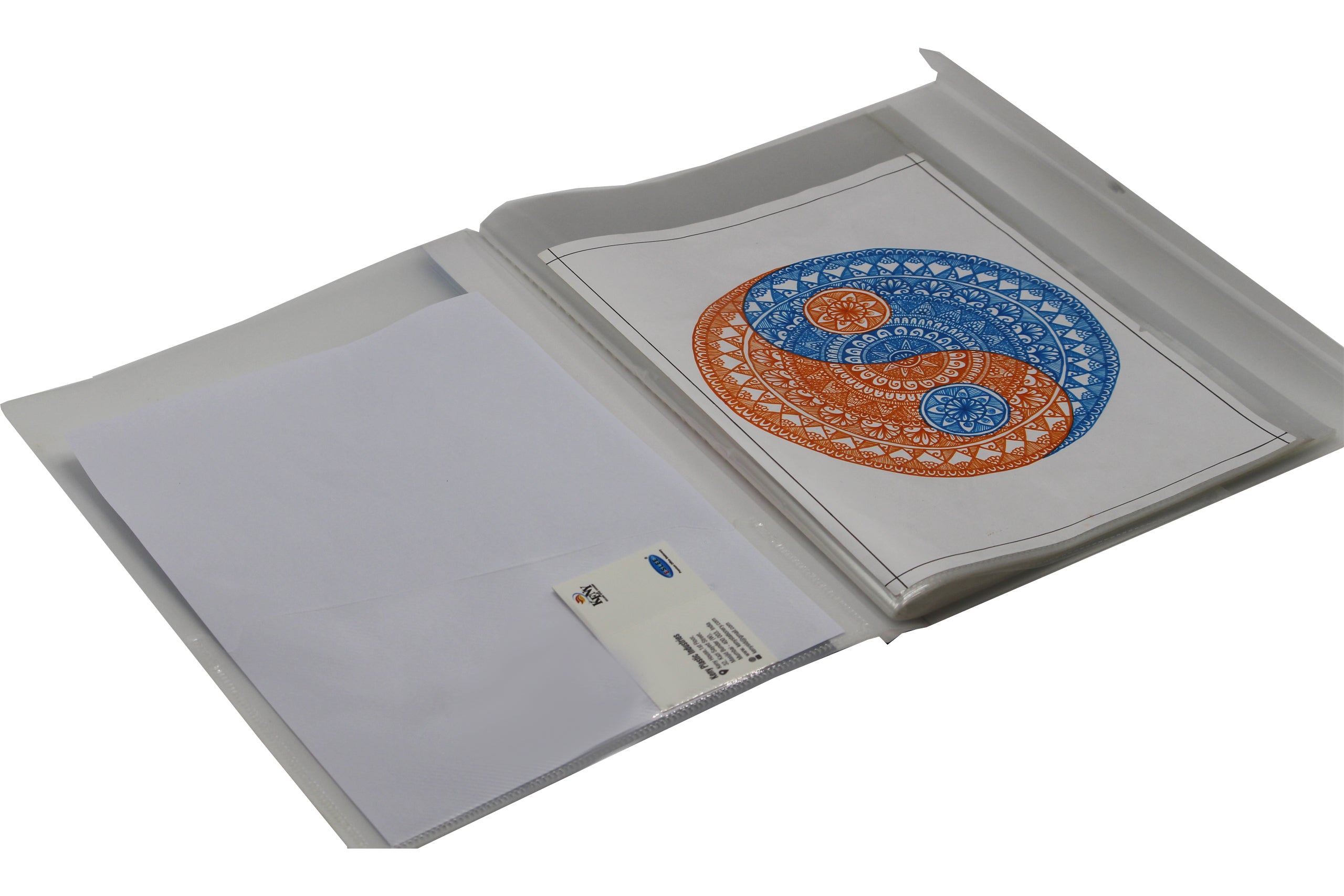 Keny Multi-utility Trasparent Display File |40 Pockets | FC Size