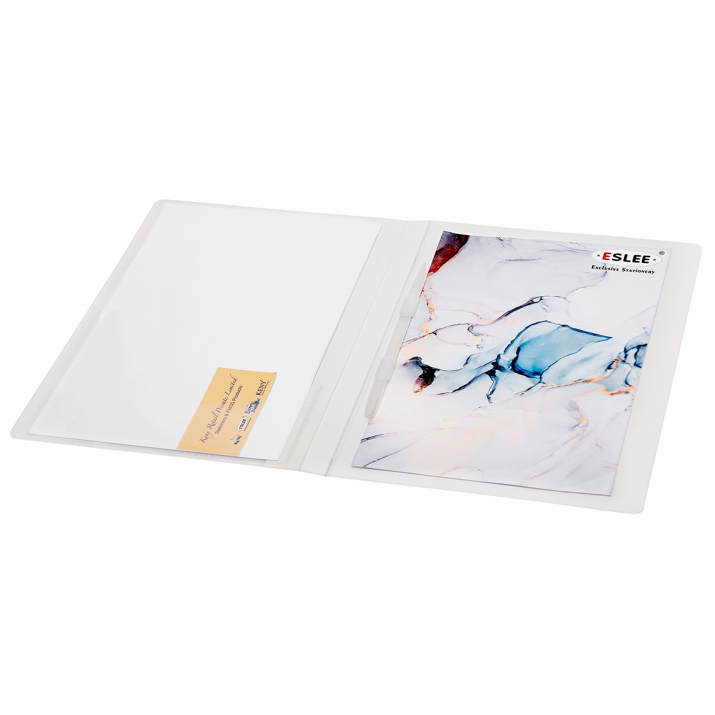 Eslee Crossline Plastic Clip File | A4 Size