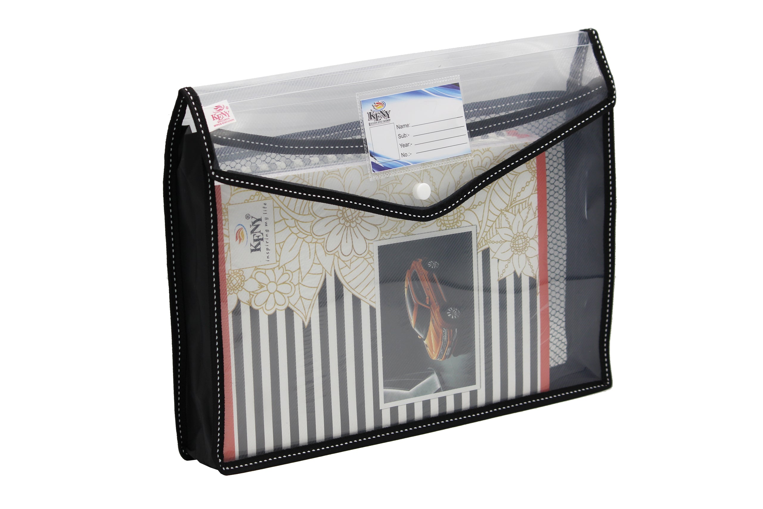 Keny Document Wallet With Net | Expandable Folder | FC Size