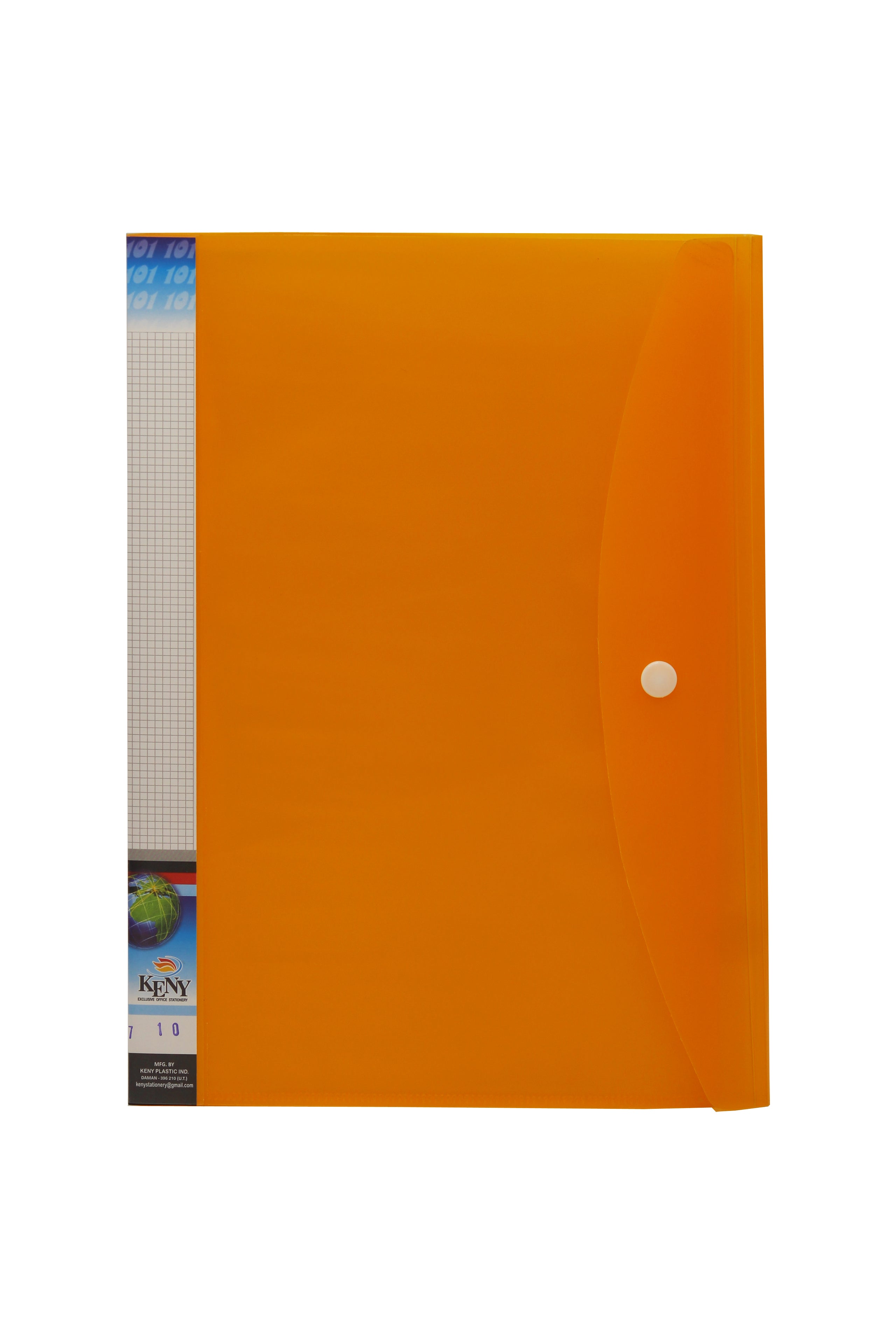 Keny Multi-utility Trasparent Display File |10 Pockets | FC Size