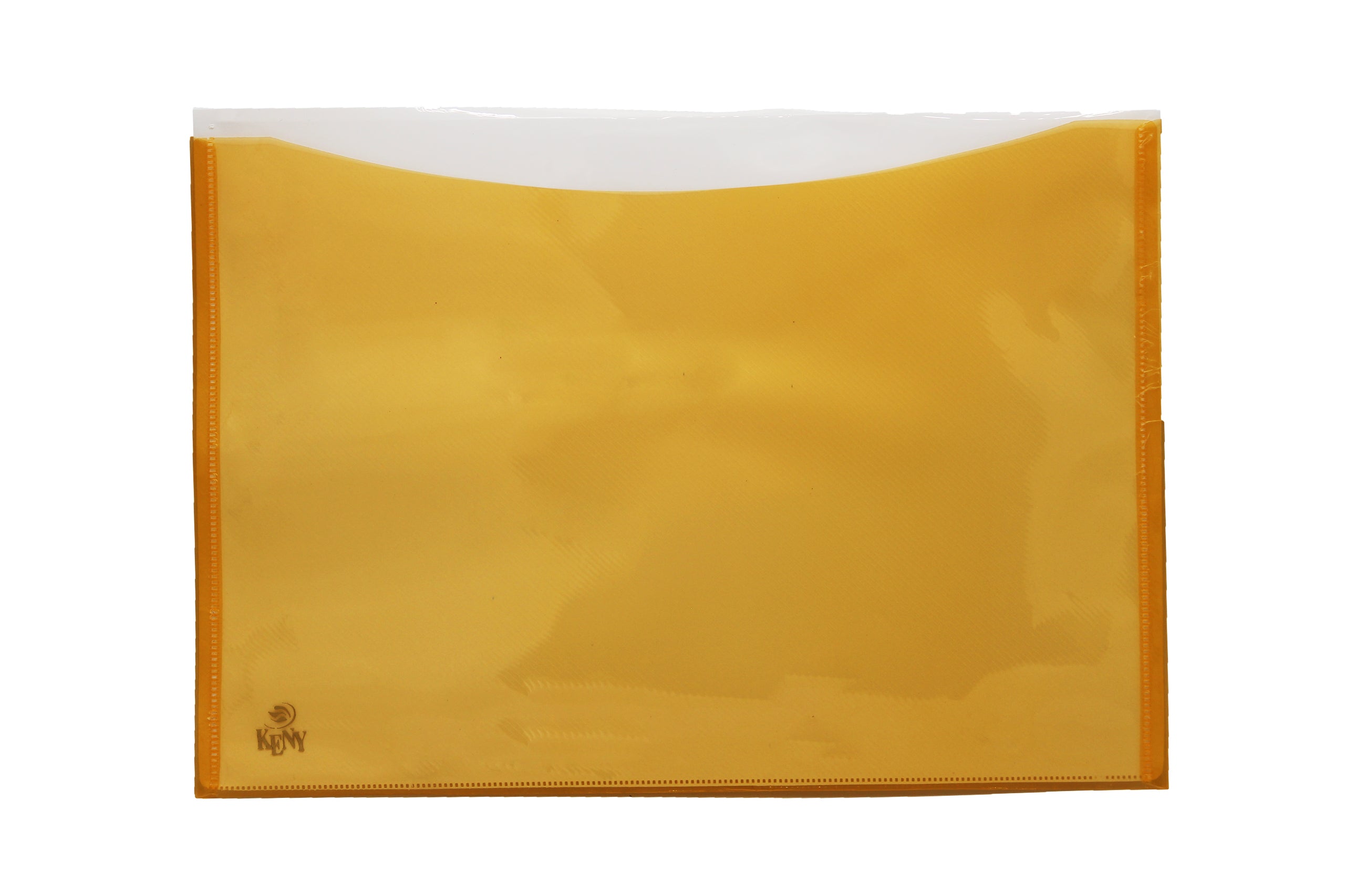 Keny My Clear Bag | Envelope Button File with Back Pocket | FC Size