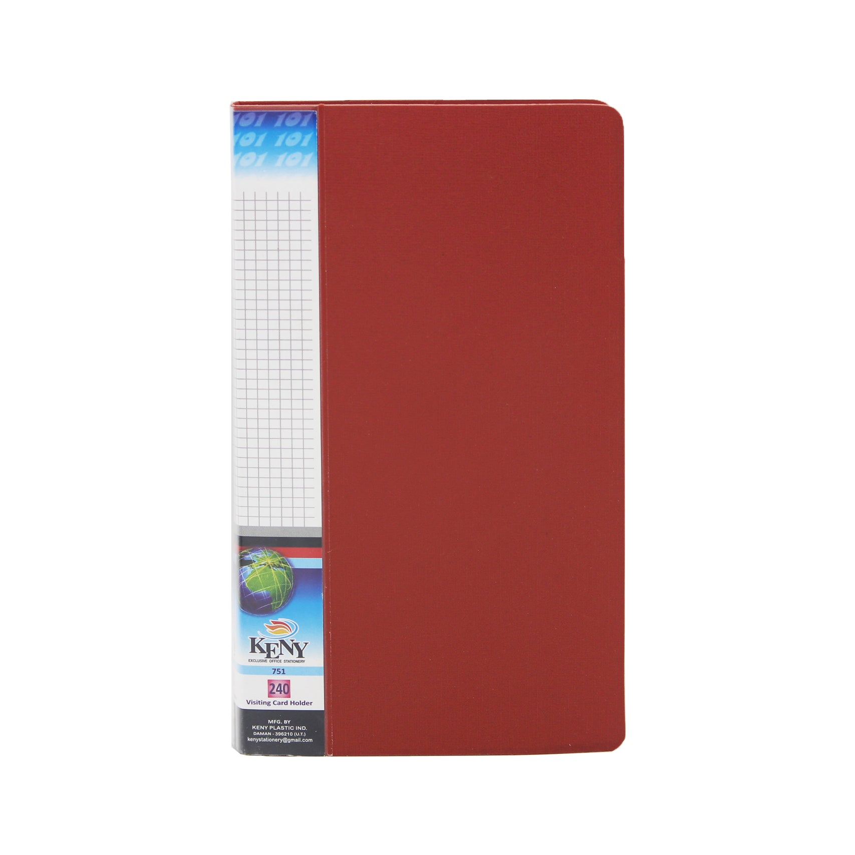 Keny Business Card Folder | 4 Card Slots | 240 x 2 Pockets With Box