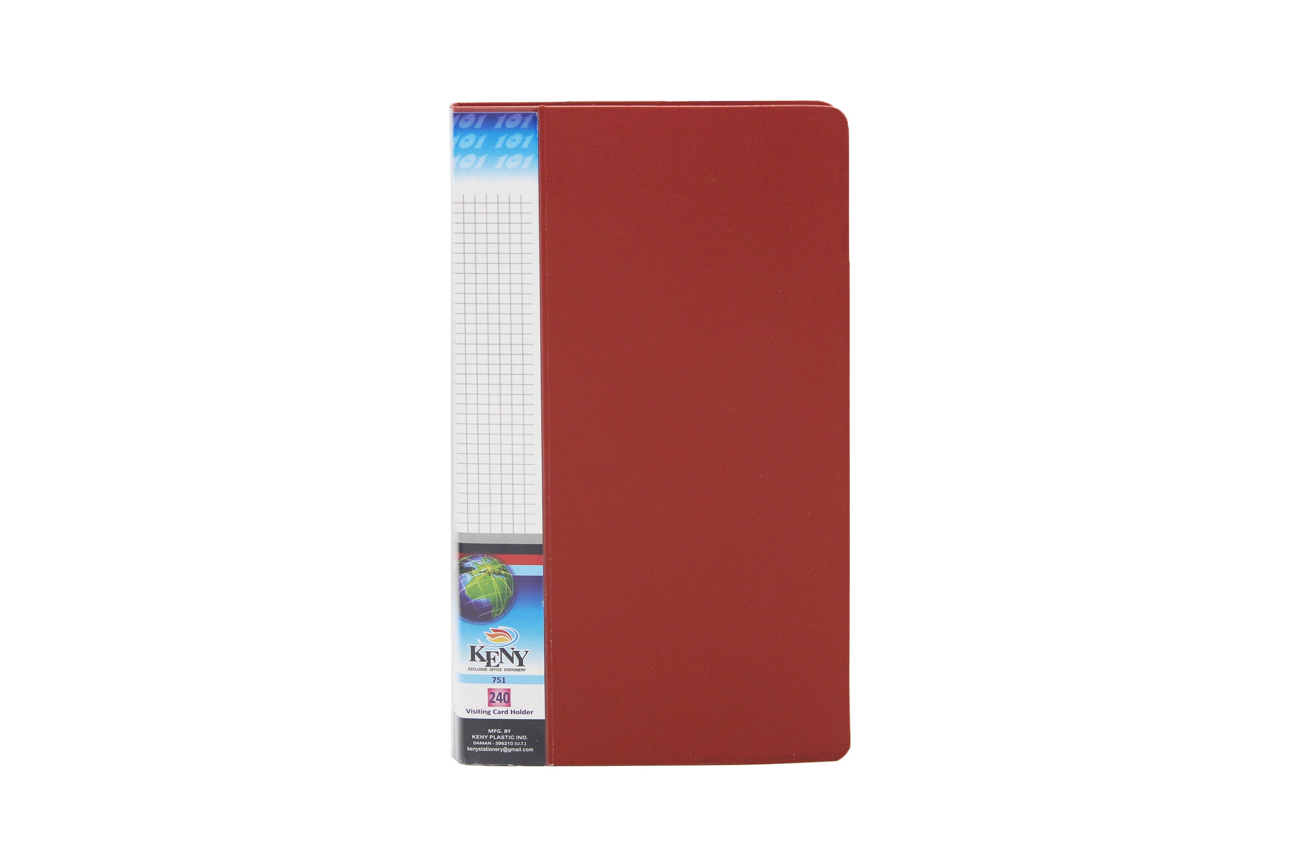 Keny Business Card Folder | 4 Card Slots | 240 x 2 Pockets With Box