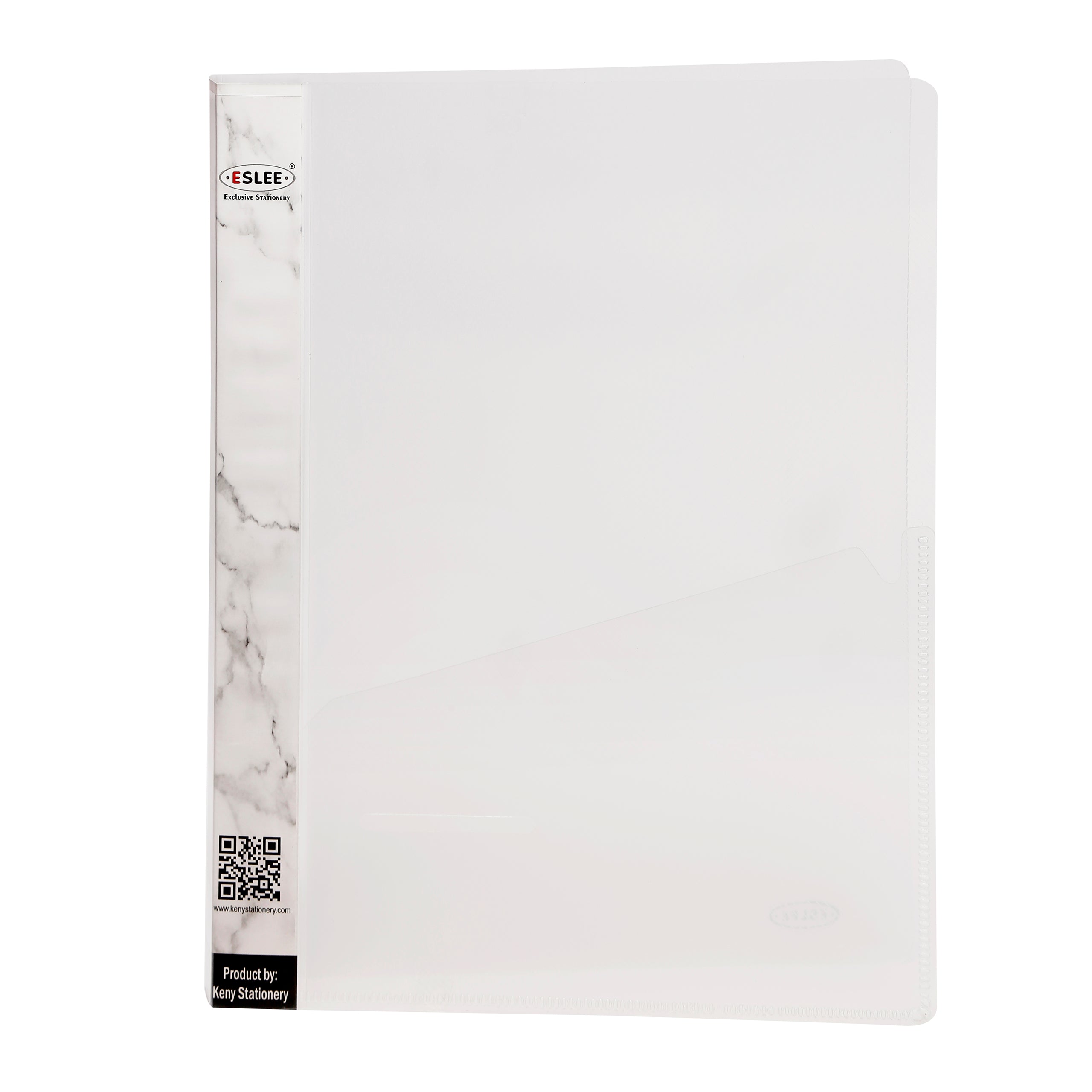 Eslee Straightline Presentation File with Pocket | FC Size | Pack of 10