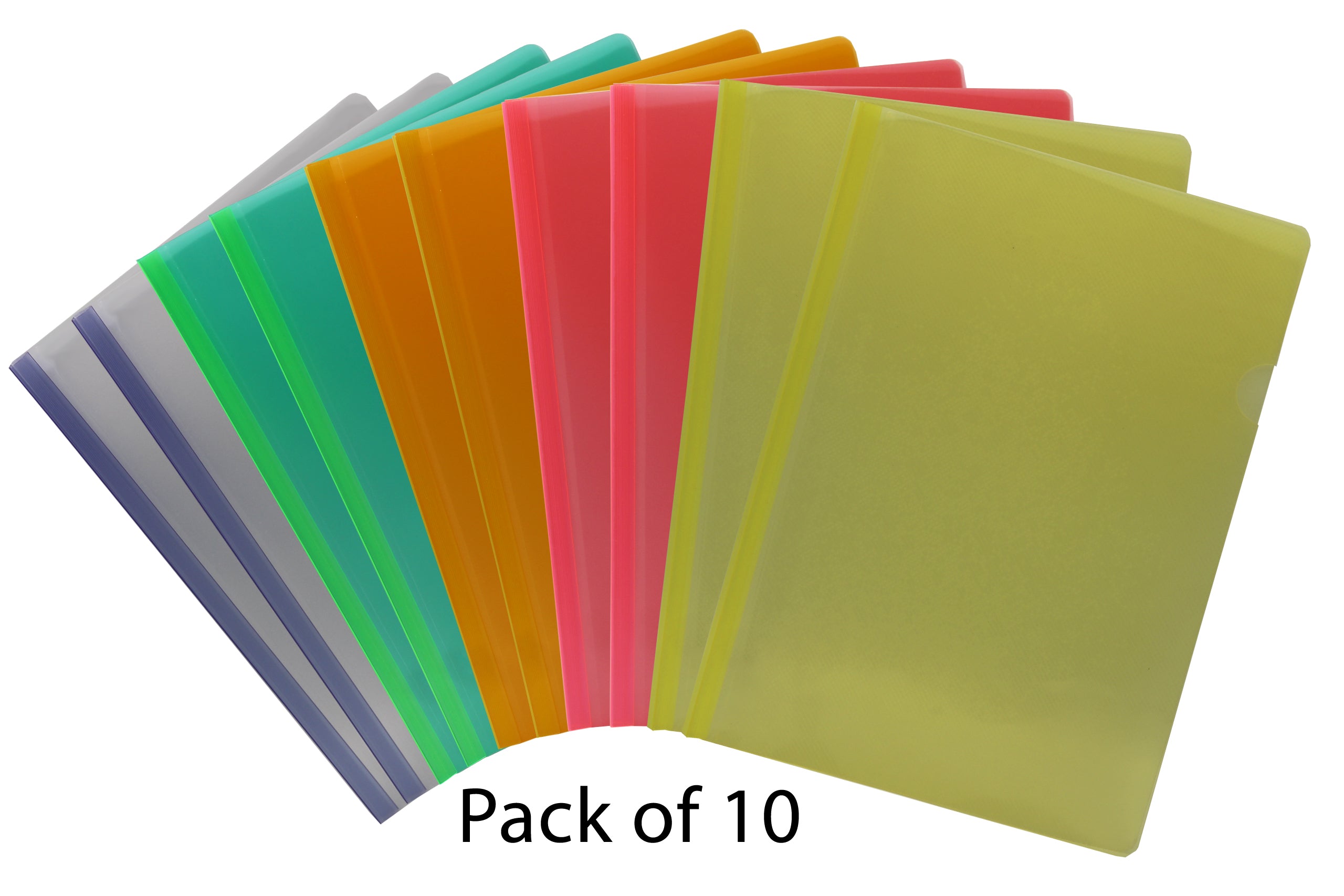 Keny Multi-Colour Suede Strip File | Report Cover | A4 Size | Pack of 12