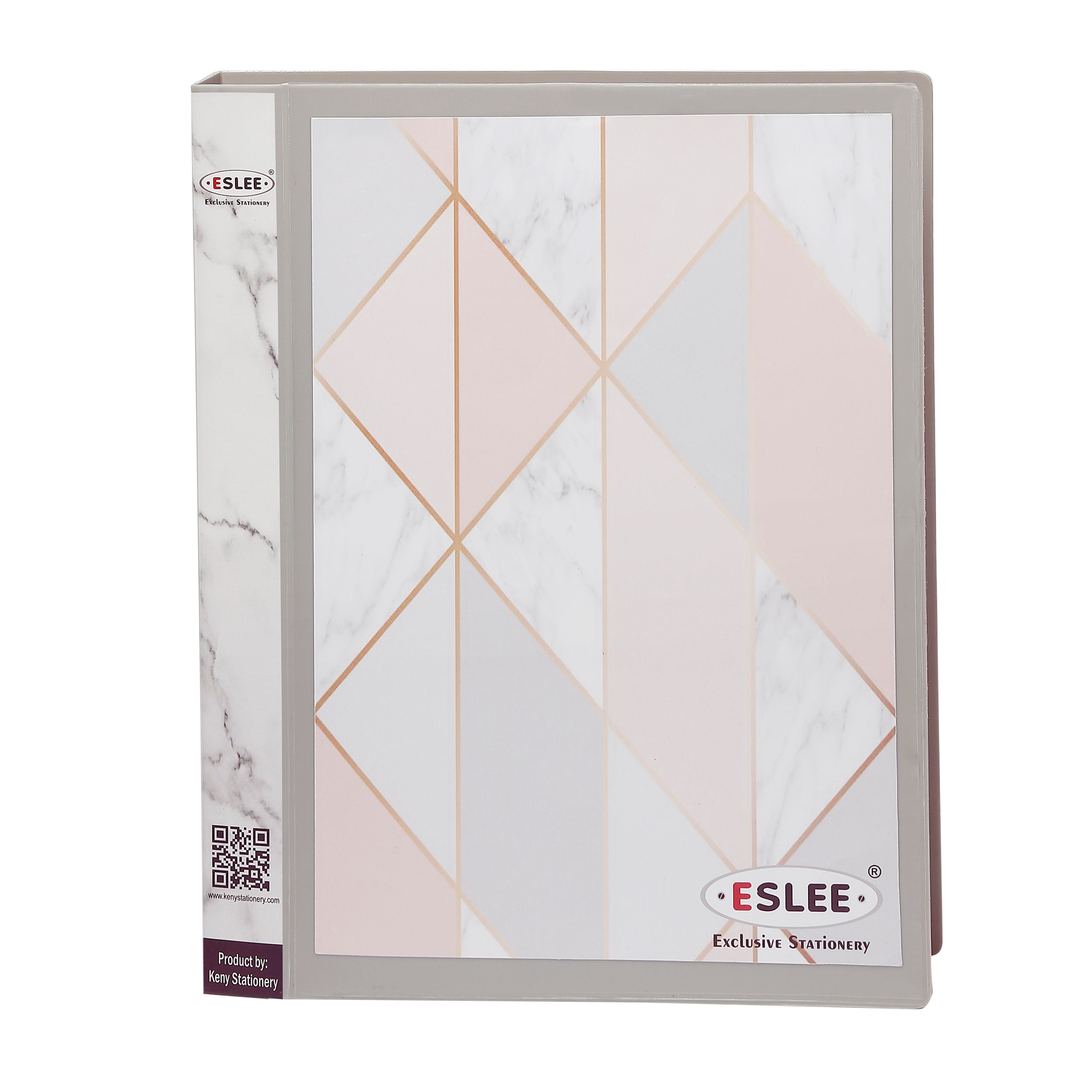 Eslee Front View Pocket Ring Binder File | 2 D 25 mm Clip |  FC Size