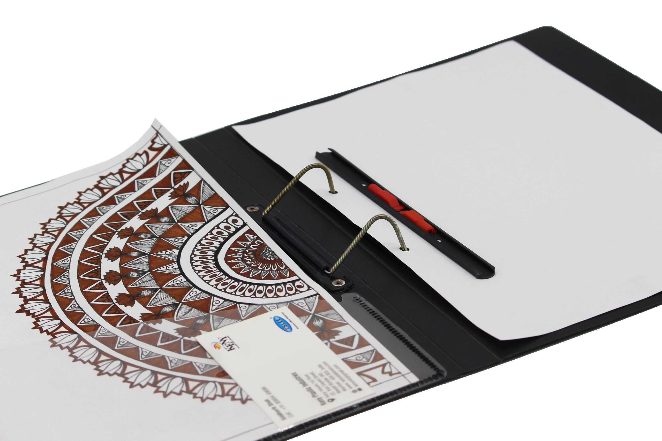 Keny Cobra Spring Clip File | Best for FC/ FS / Foolscap / Legal Size Paper | Stainless Cobra Spring Clip | (821F)