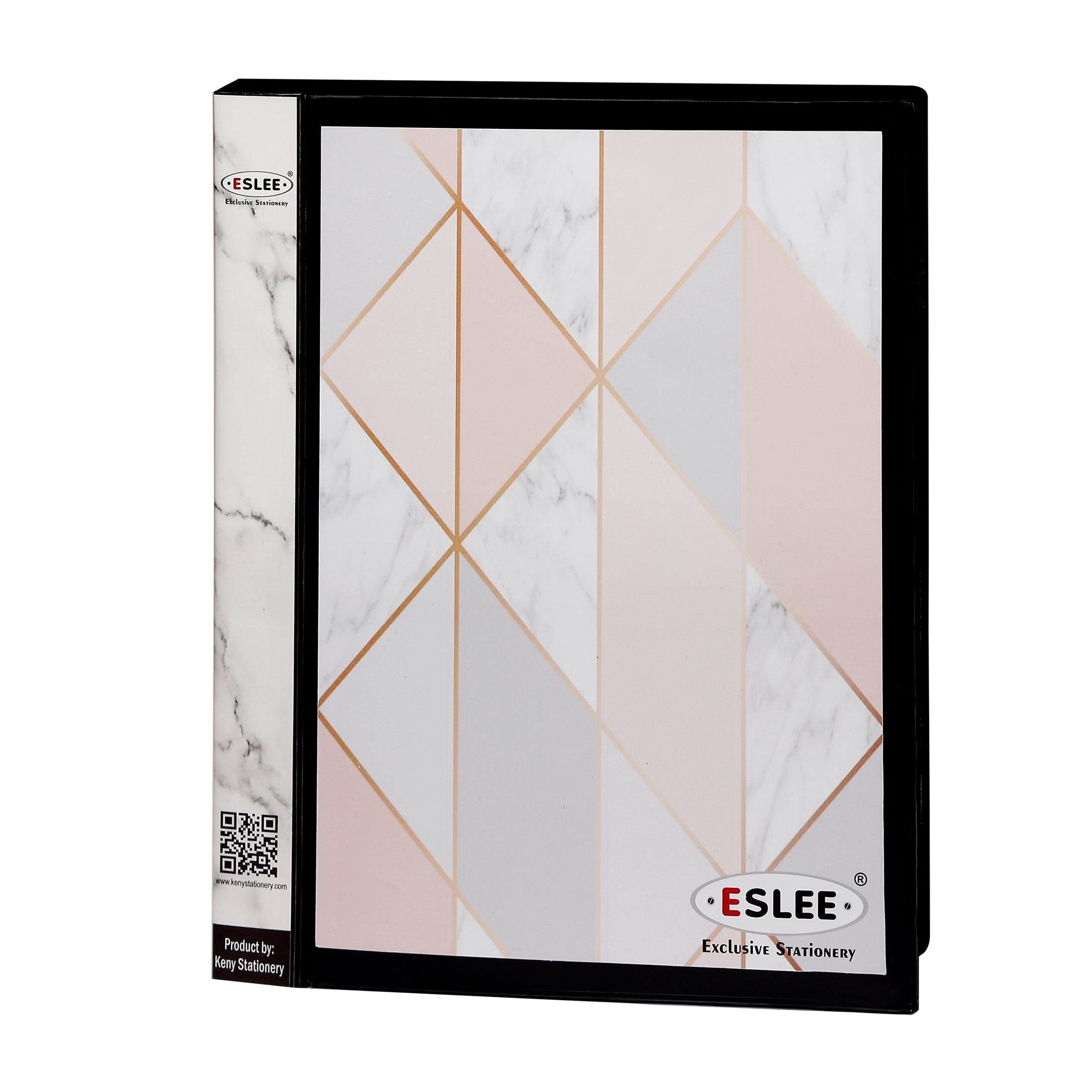 Eslee Front View Pocket Ring Binder File | 2 D 25 mm Clip |  FC Size