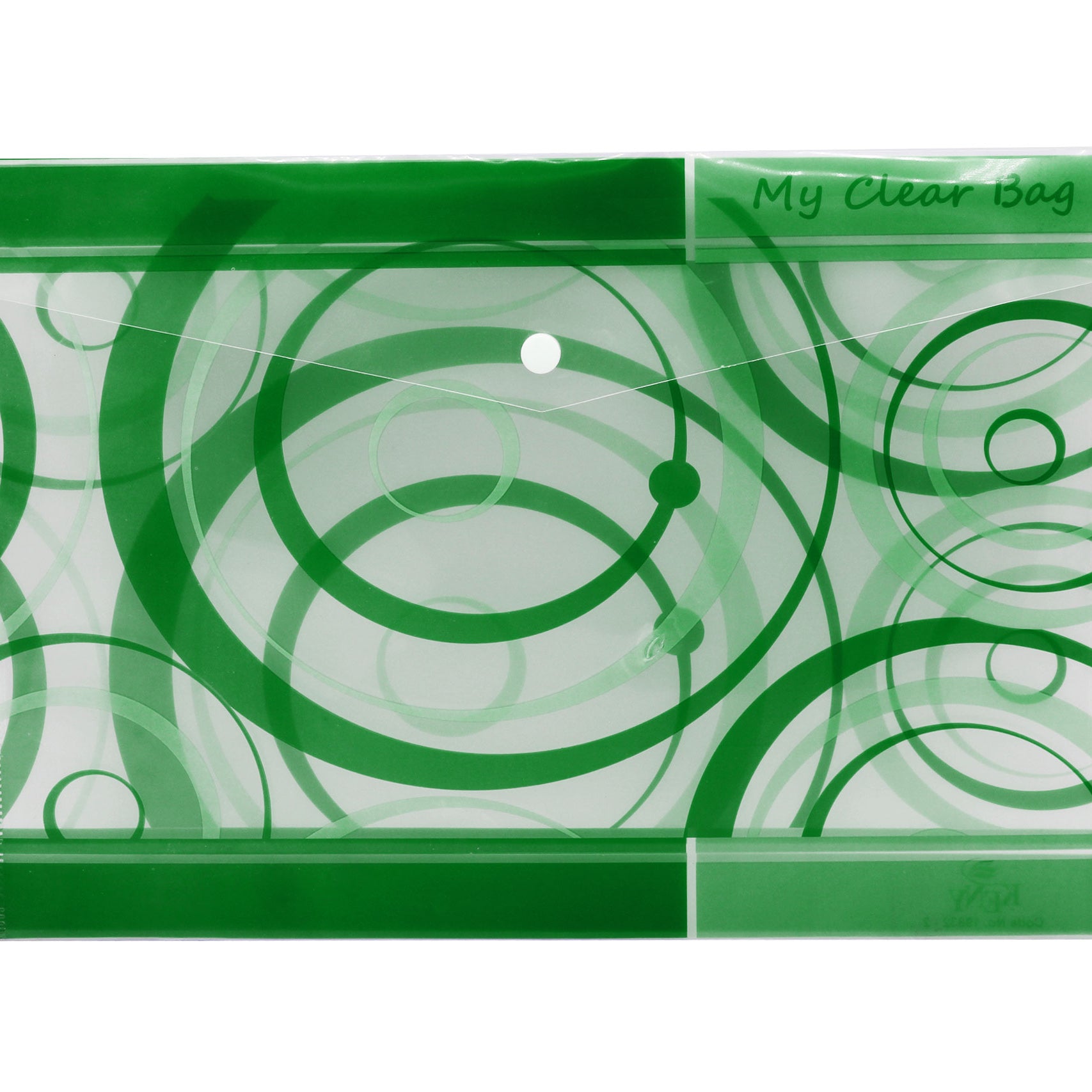 Keny My Clear Bag | Printed Envelope Button File | FC Size