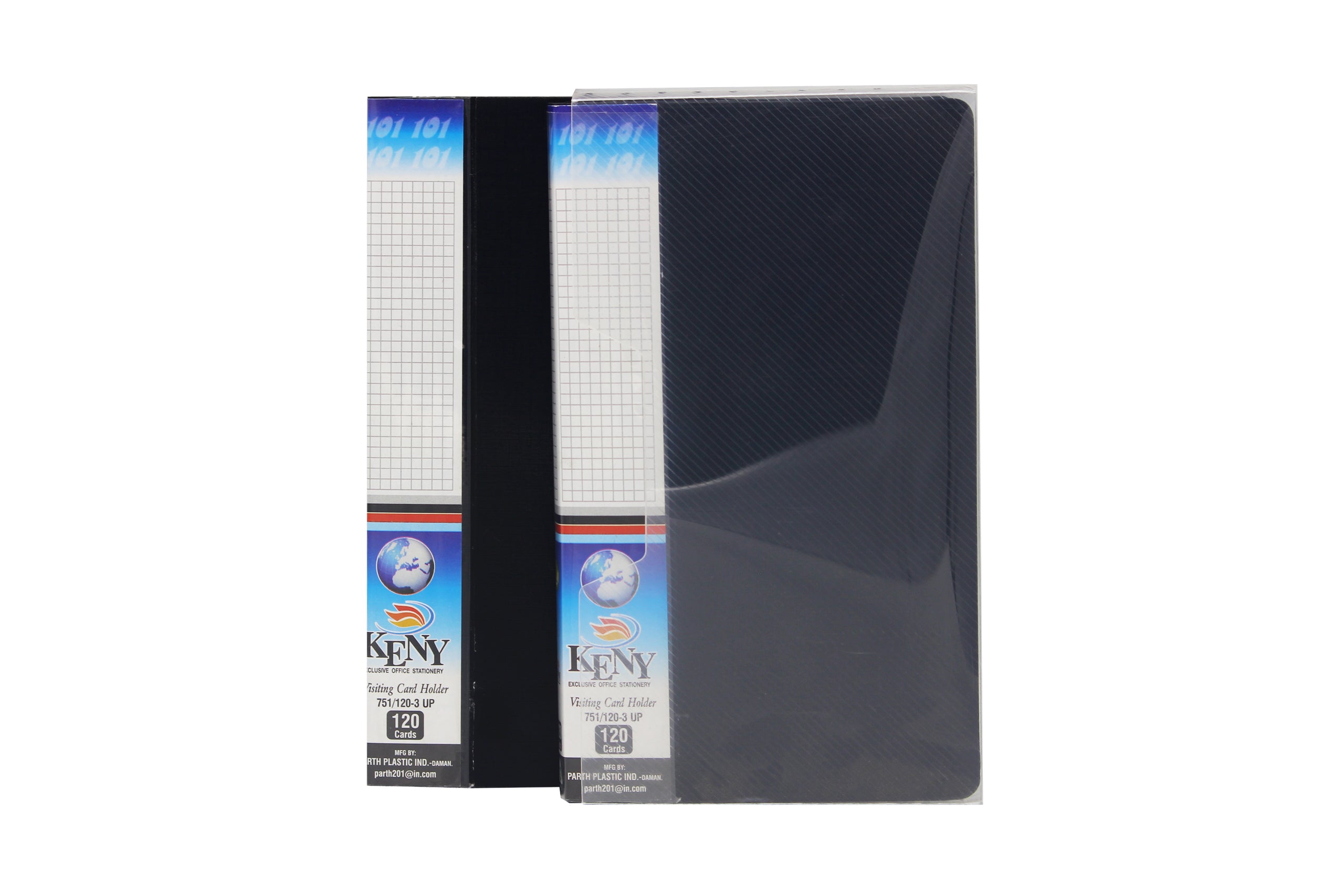 Keny Business Card Folder | 4 Card Slots | 240 x 2 Pockets With Box