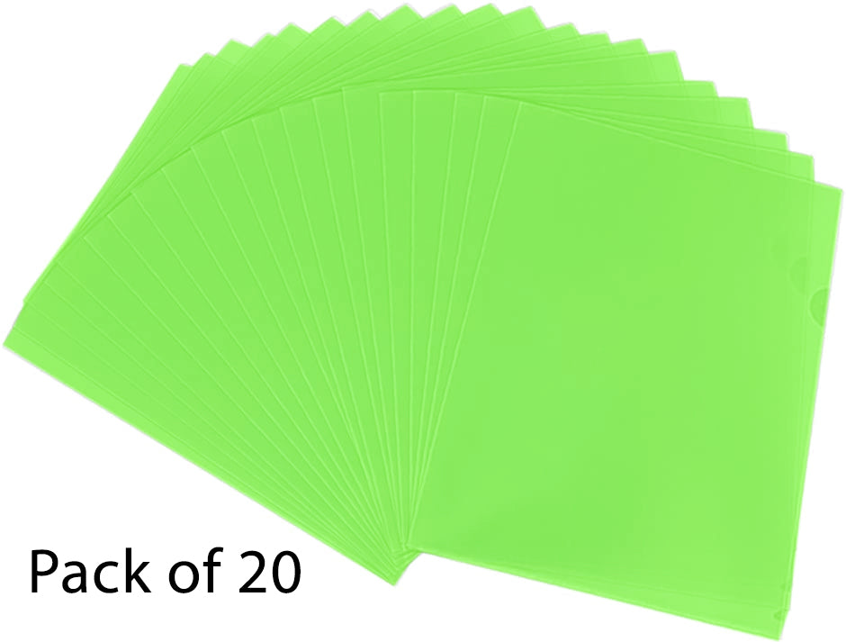 Keny L Folder | Standard Jackets | A4 Size | Pack of 20