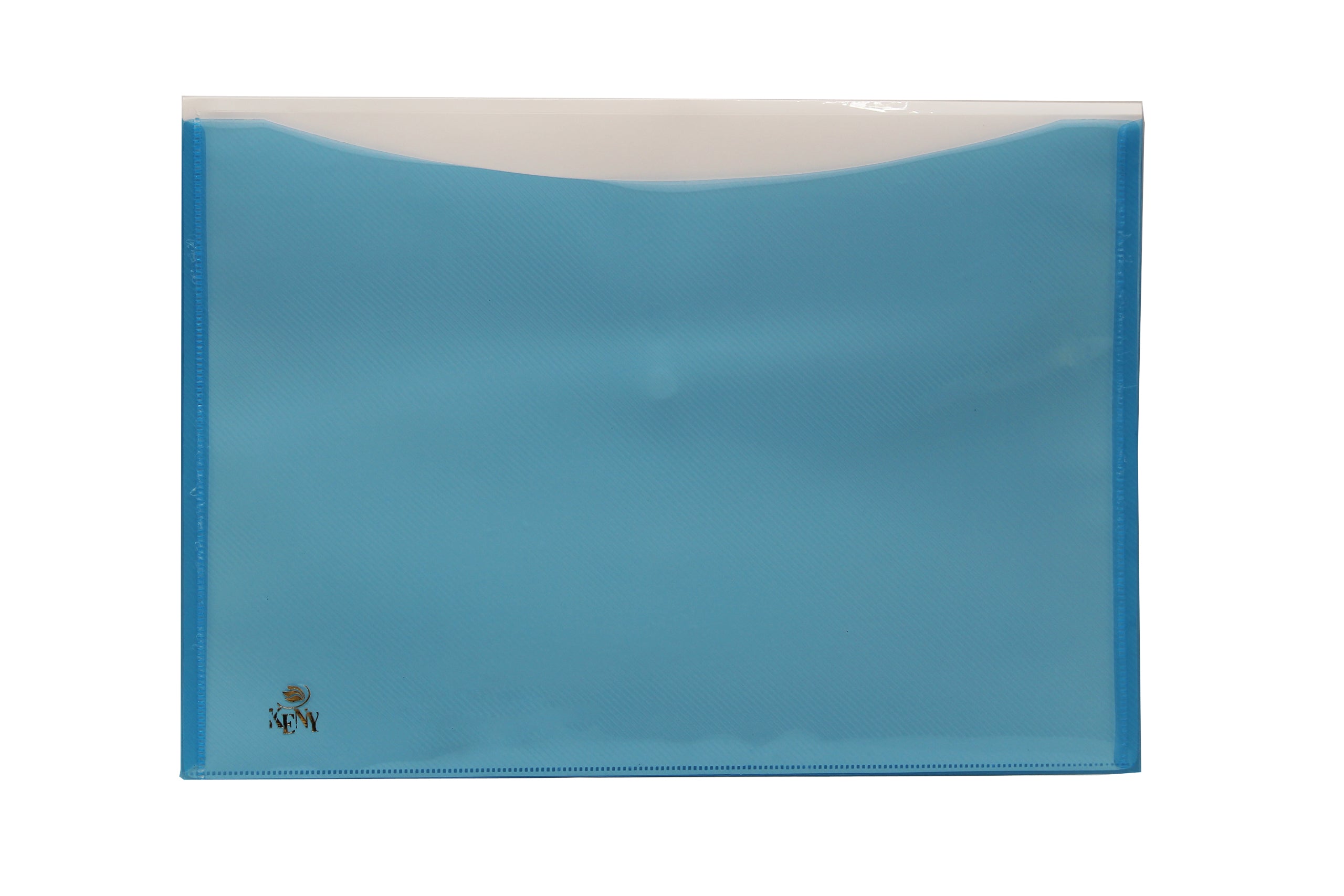 Keny My Clear Bag | Envelope Button File with Back Pocket | FC Size