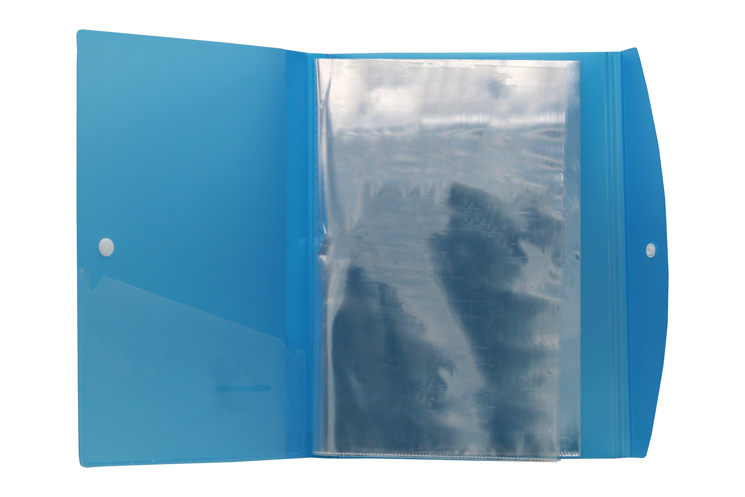 Keny Multi-utility Trasparent Display File |10 Pockets | FC Size