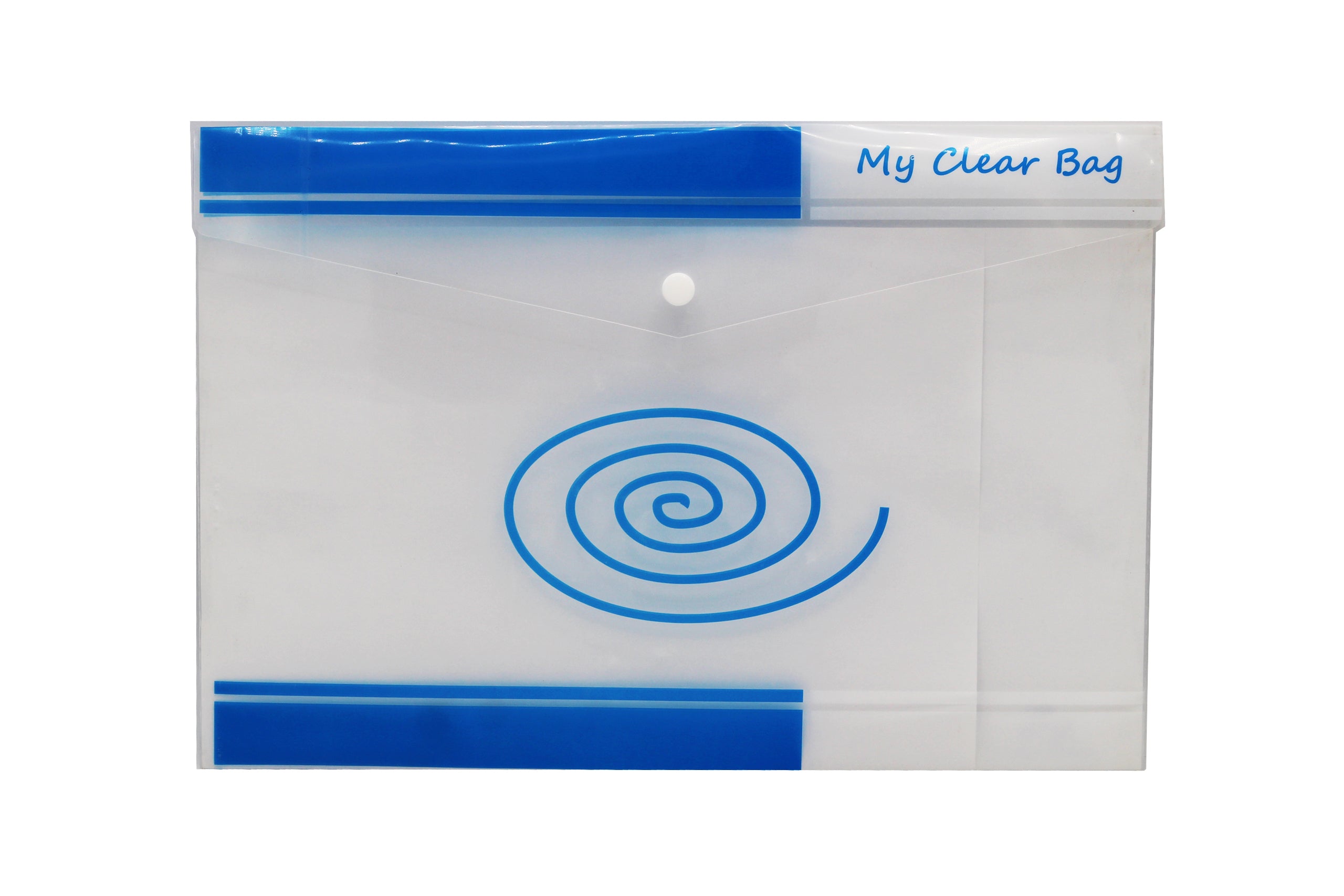 Keny My Clear Bag | Printed Envelope Button File | FC Size