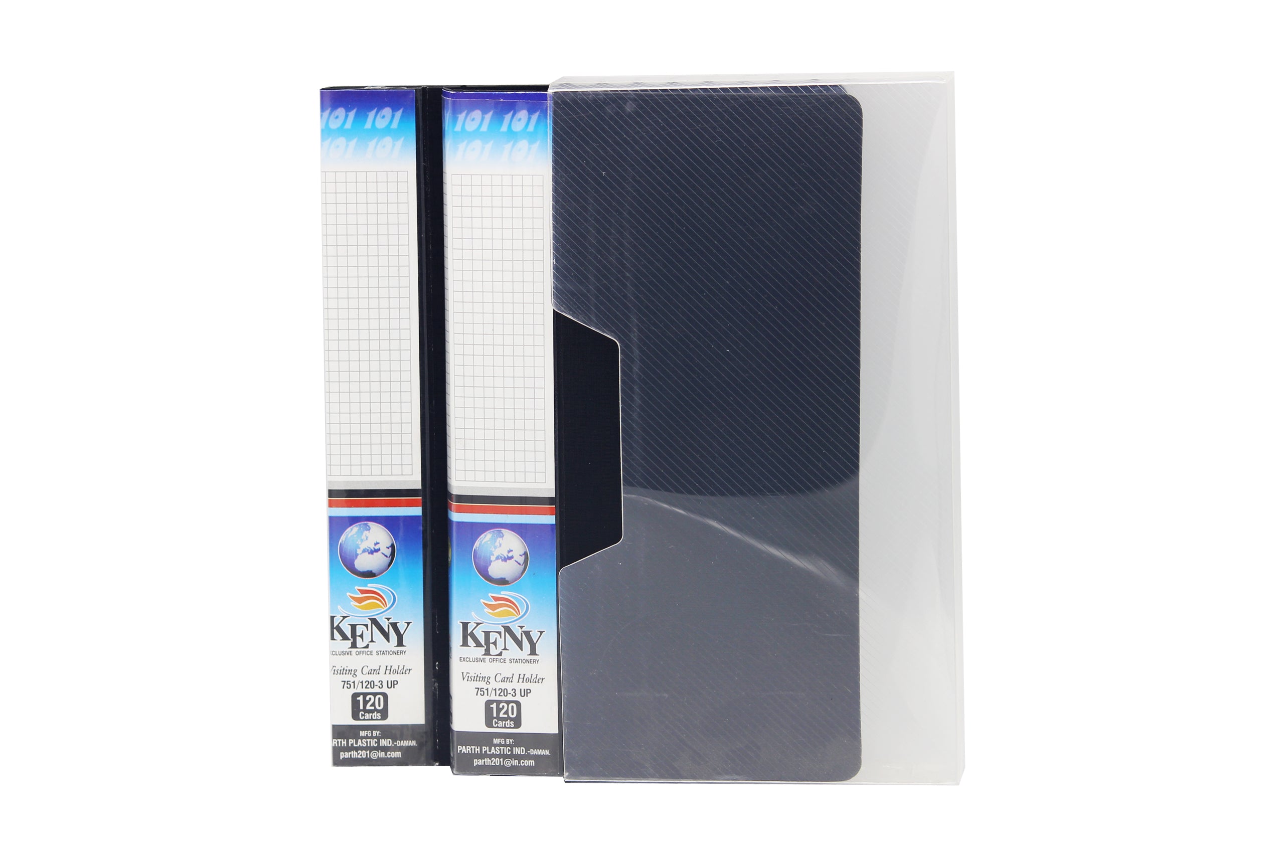 Keny Business Card Folder | 4 Card Slots | 240 x 2 Pockets With Box