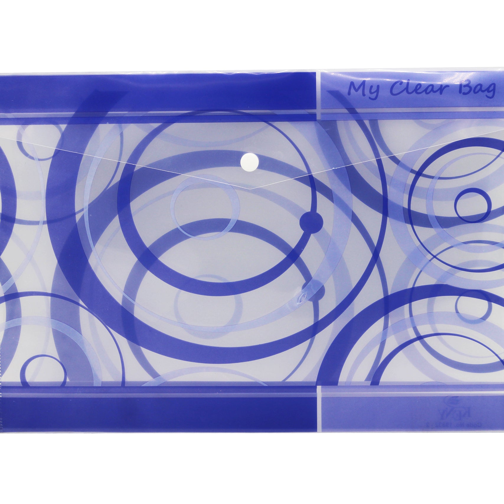 Keny My Clear Bag | Printed Envelope Button File | FC Size