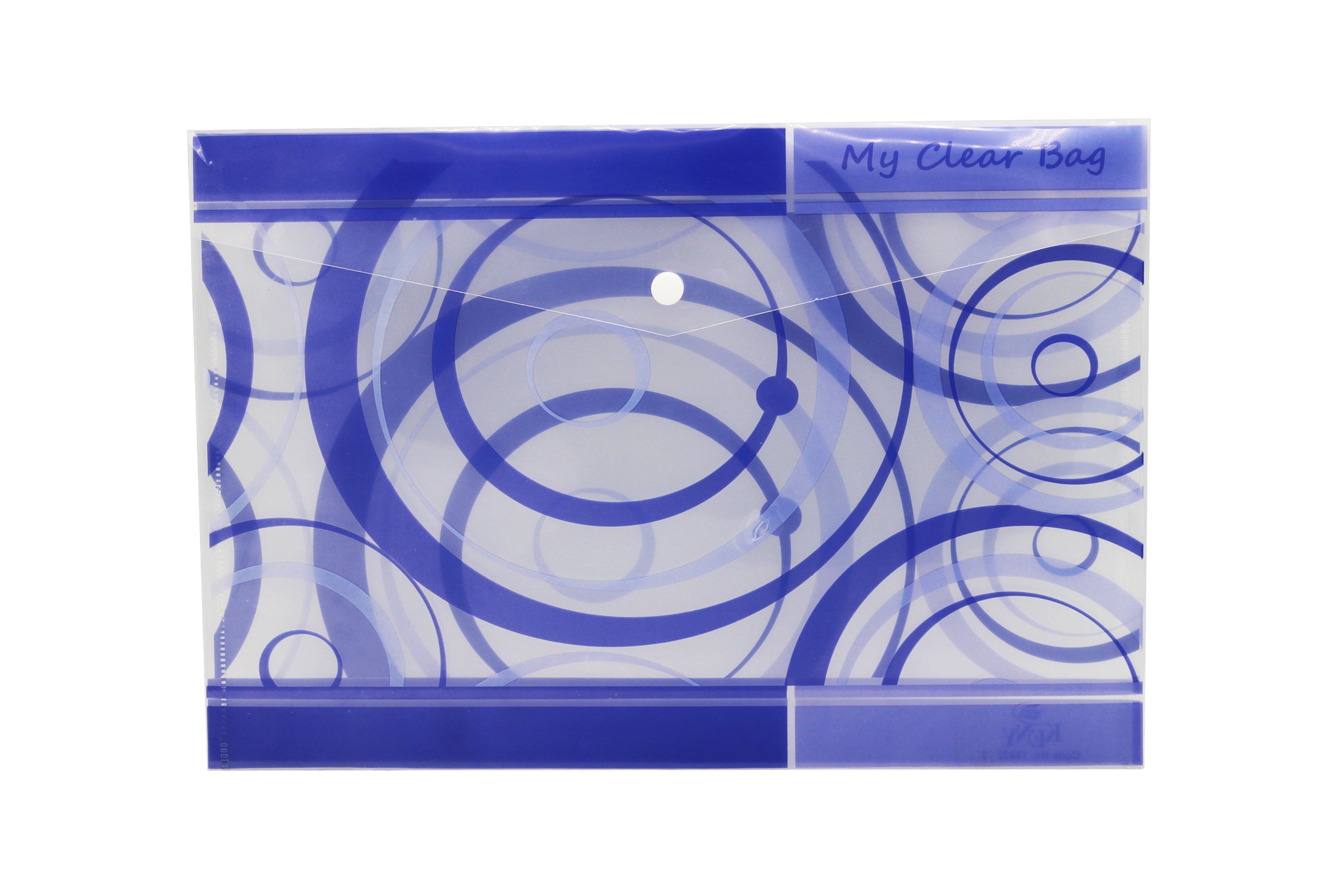 Keny My Clear Bag | Printed Envelope Button File | FC Size
