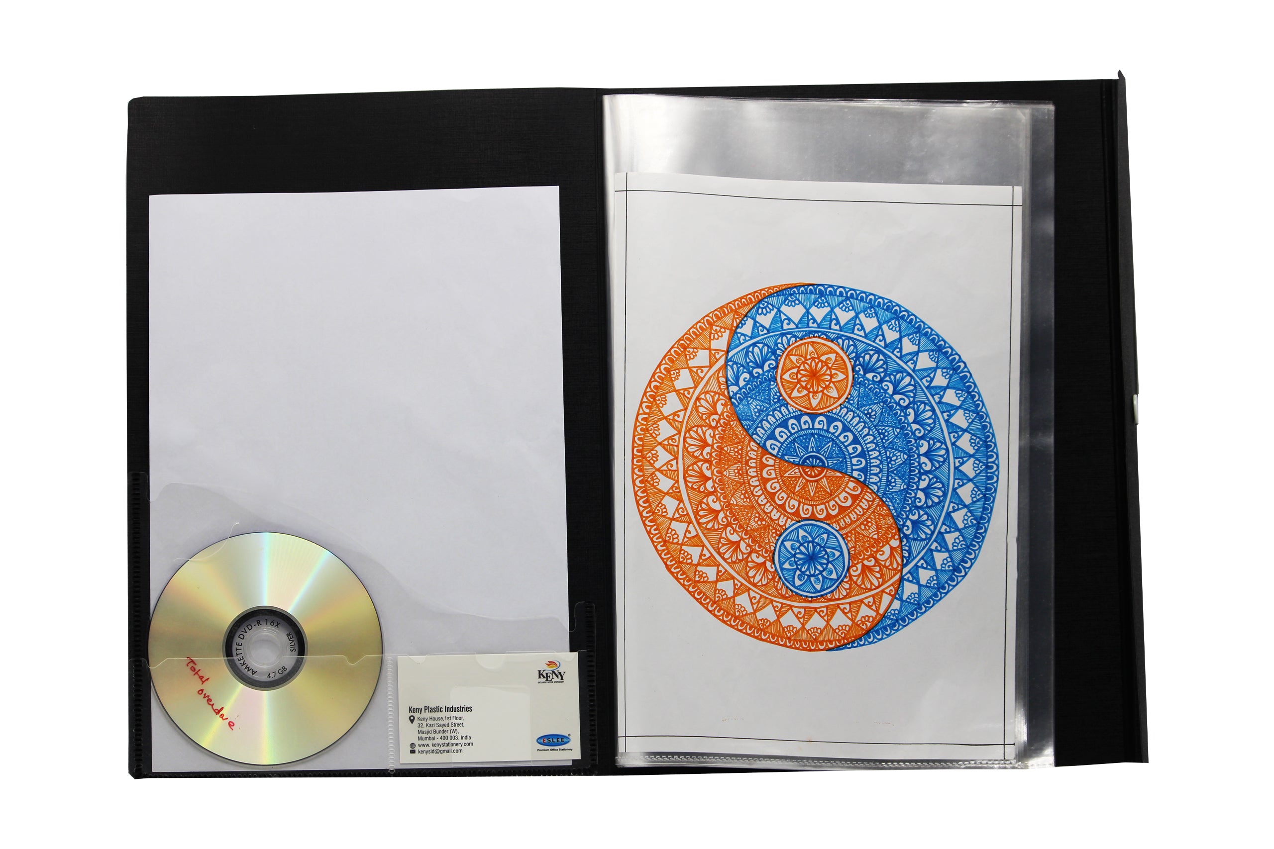 Keny Multi-utility Display File | 10 Pockets | A4 Size