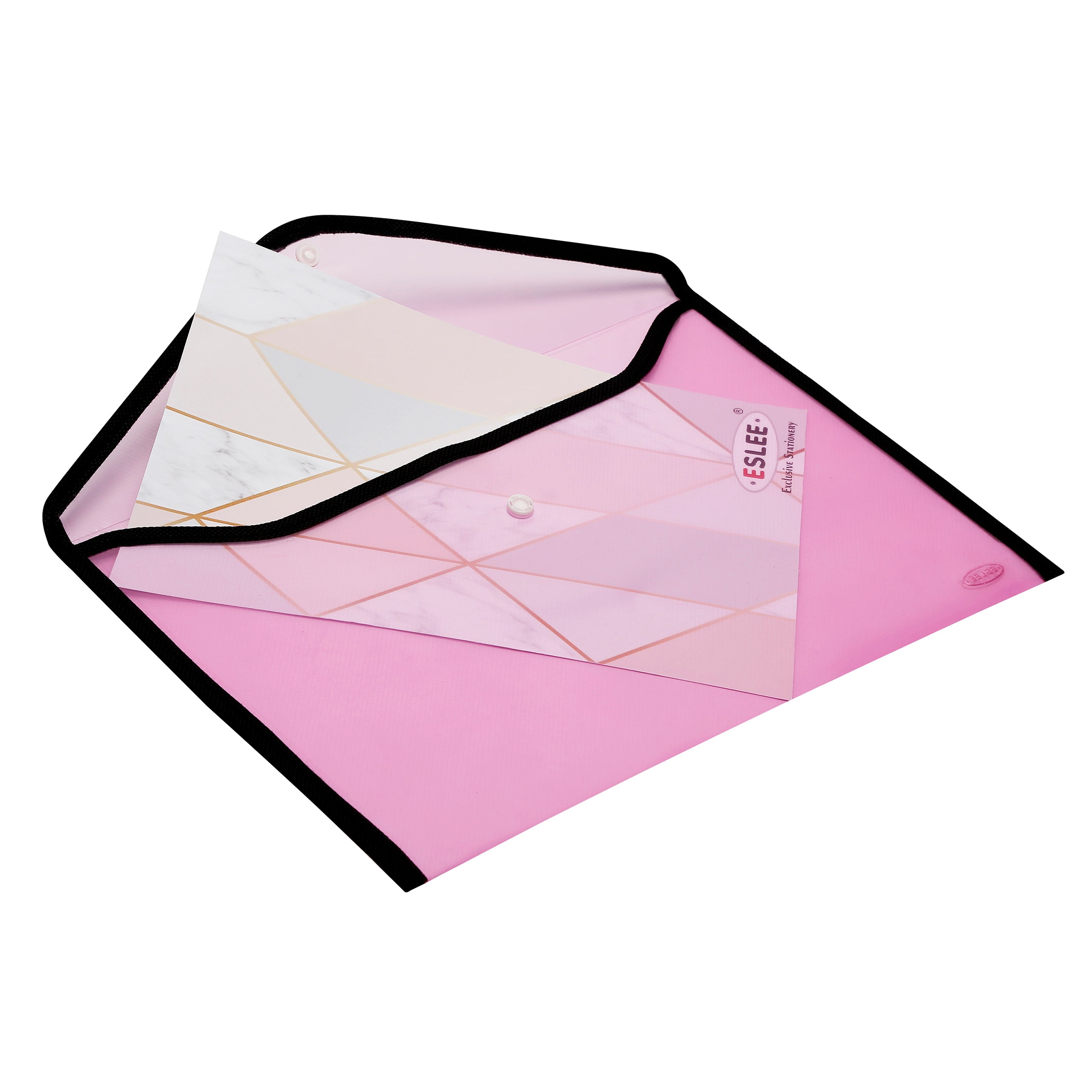 Eslee Crossline Envelope File | With Stitch Border | FC Size