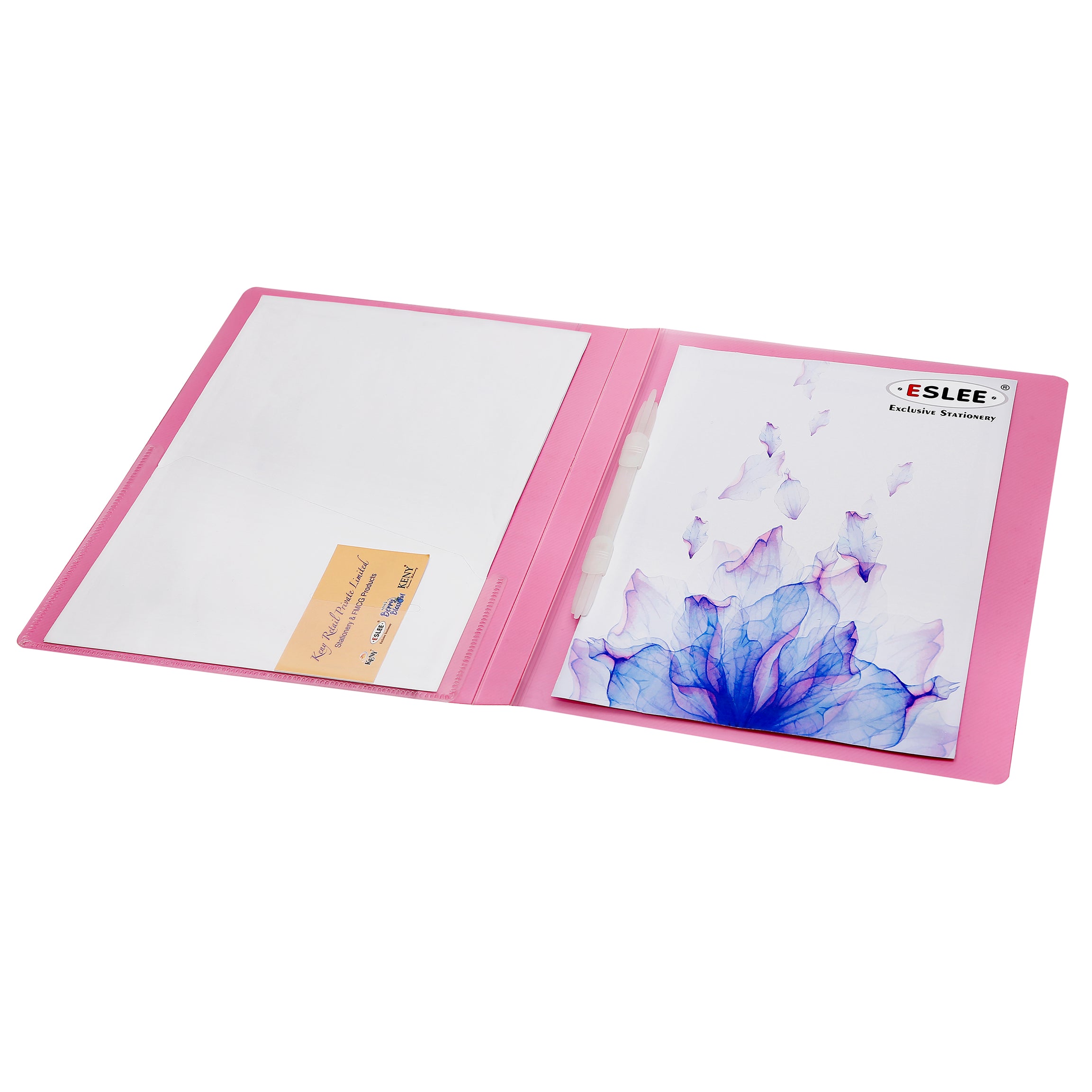 Eslee Crossline Plastic Clip File | A4 Size